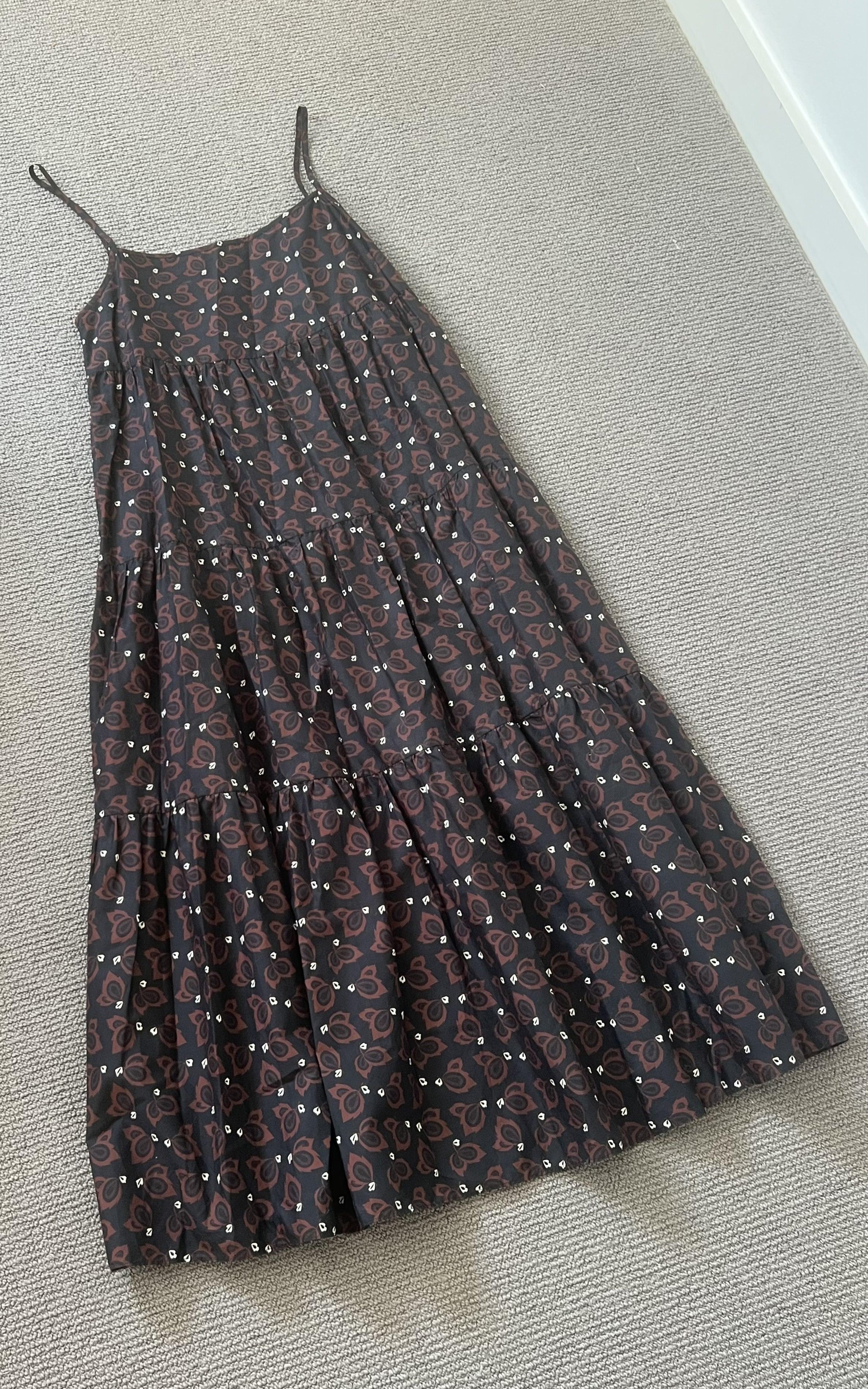 Matteau Black & Brown Maxi Dress