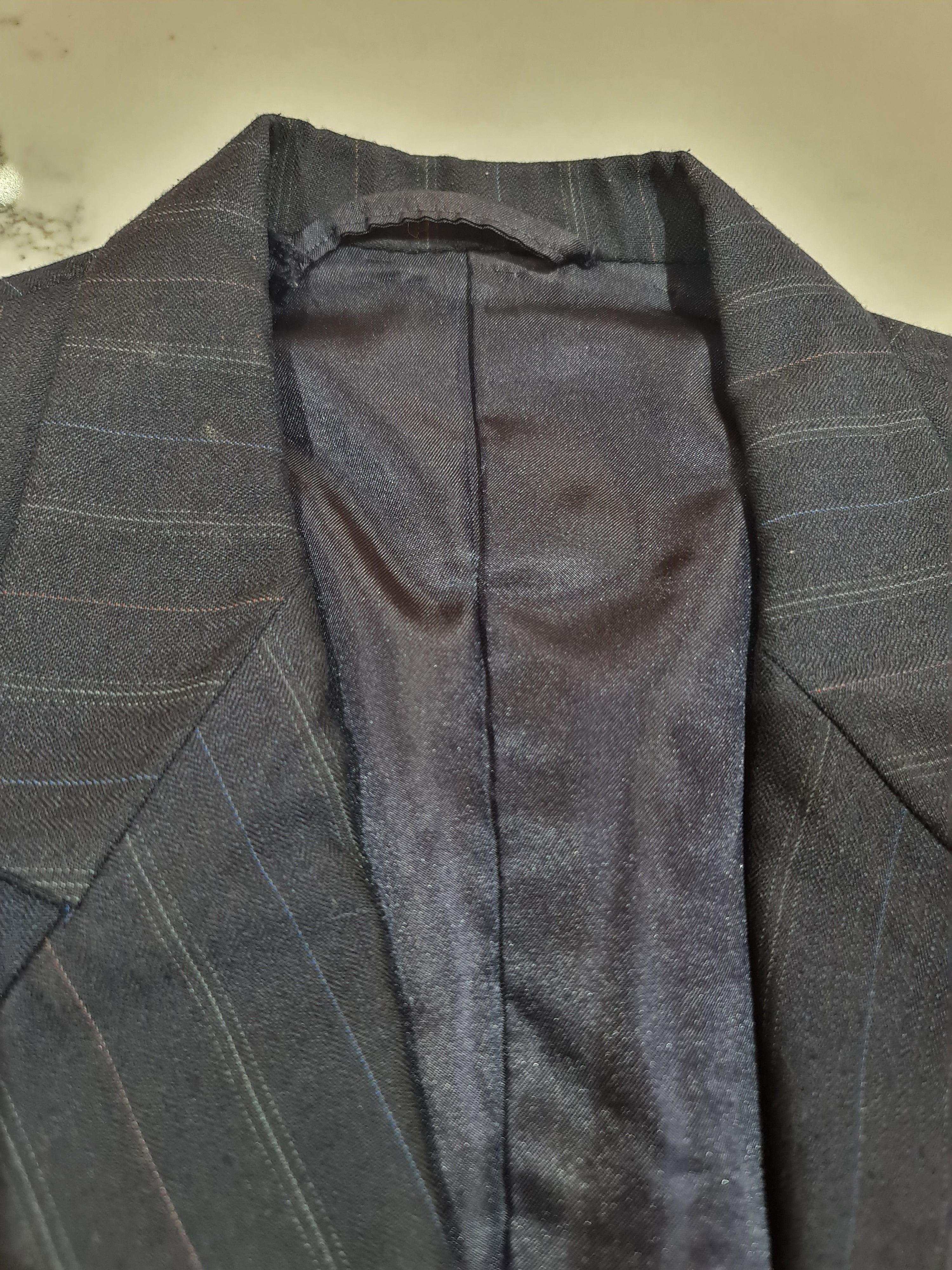 Vintage Murkh Navy Striped Blazer - Size L thumbnail 12