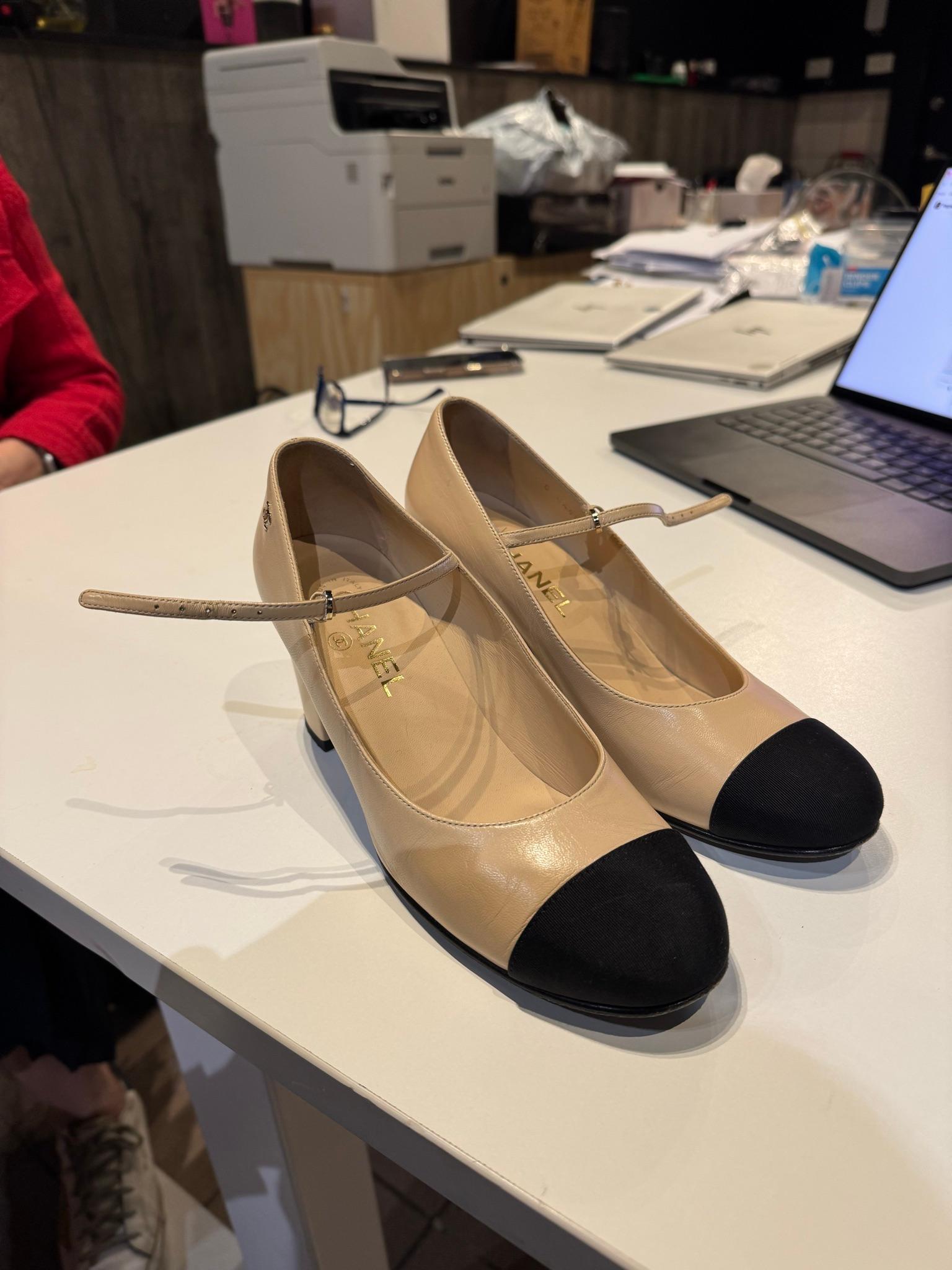chanel dress shoes - womens EU 38.5 thumbnail 3