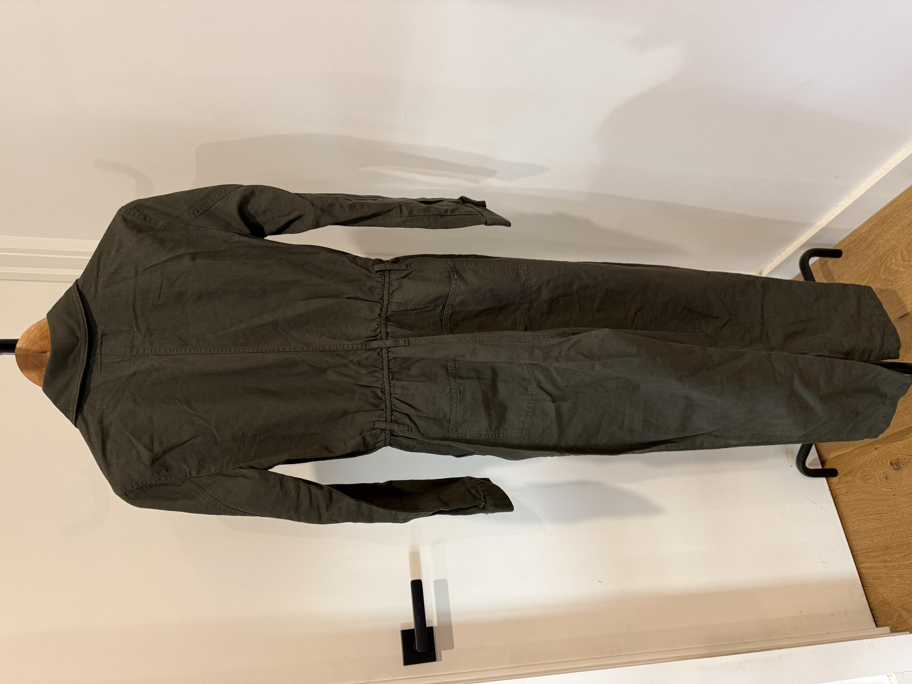 Massimo Dutti Olive Green Jumpsuit M thumbnail 2