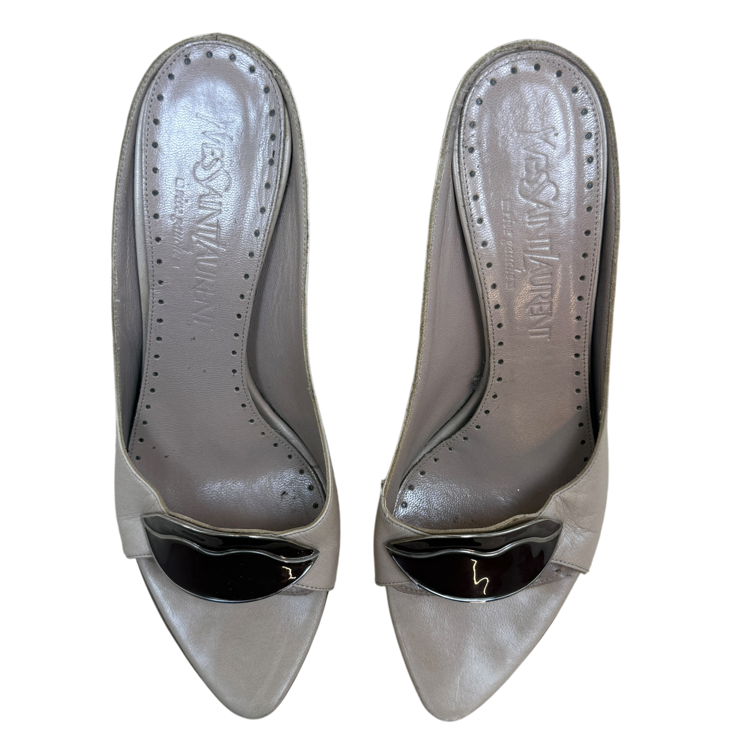 Saint Laurent Tom Ford Era SS2003 Rive Gauche Sandals Taupe (Size EU37) thumbnail 2