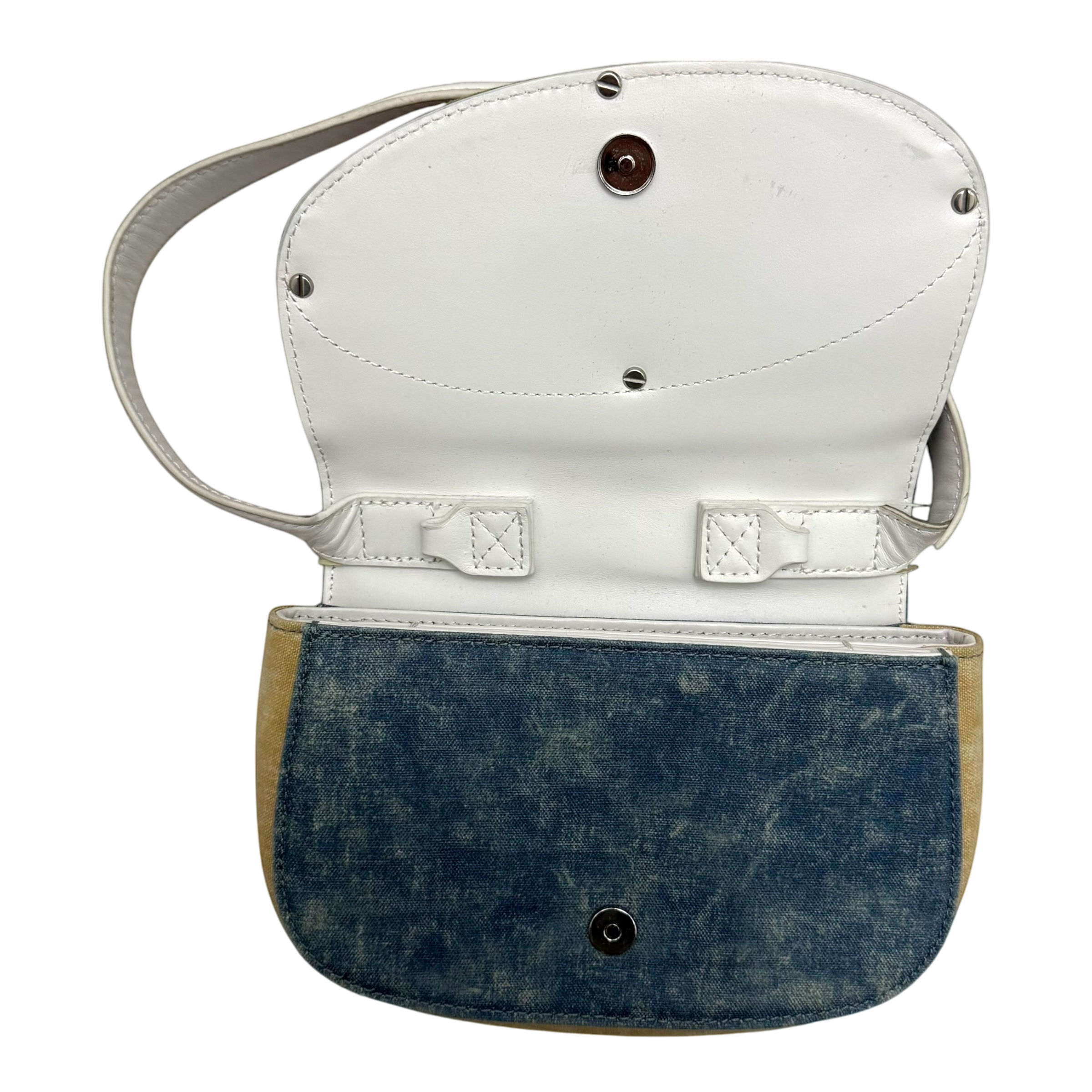 Diesel 1DR Womens Shoulder Bag Blue Denim thumbnail 3