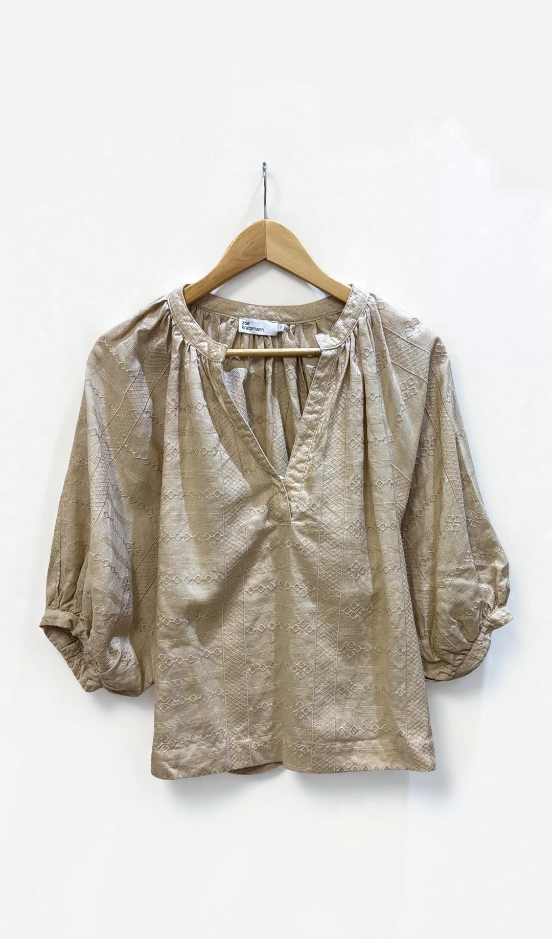 Zoe Kratzmann Beige Top 1
