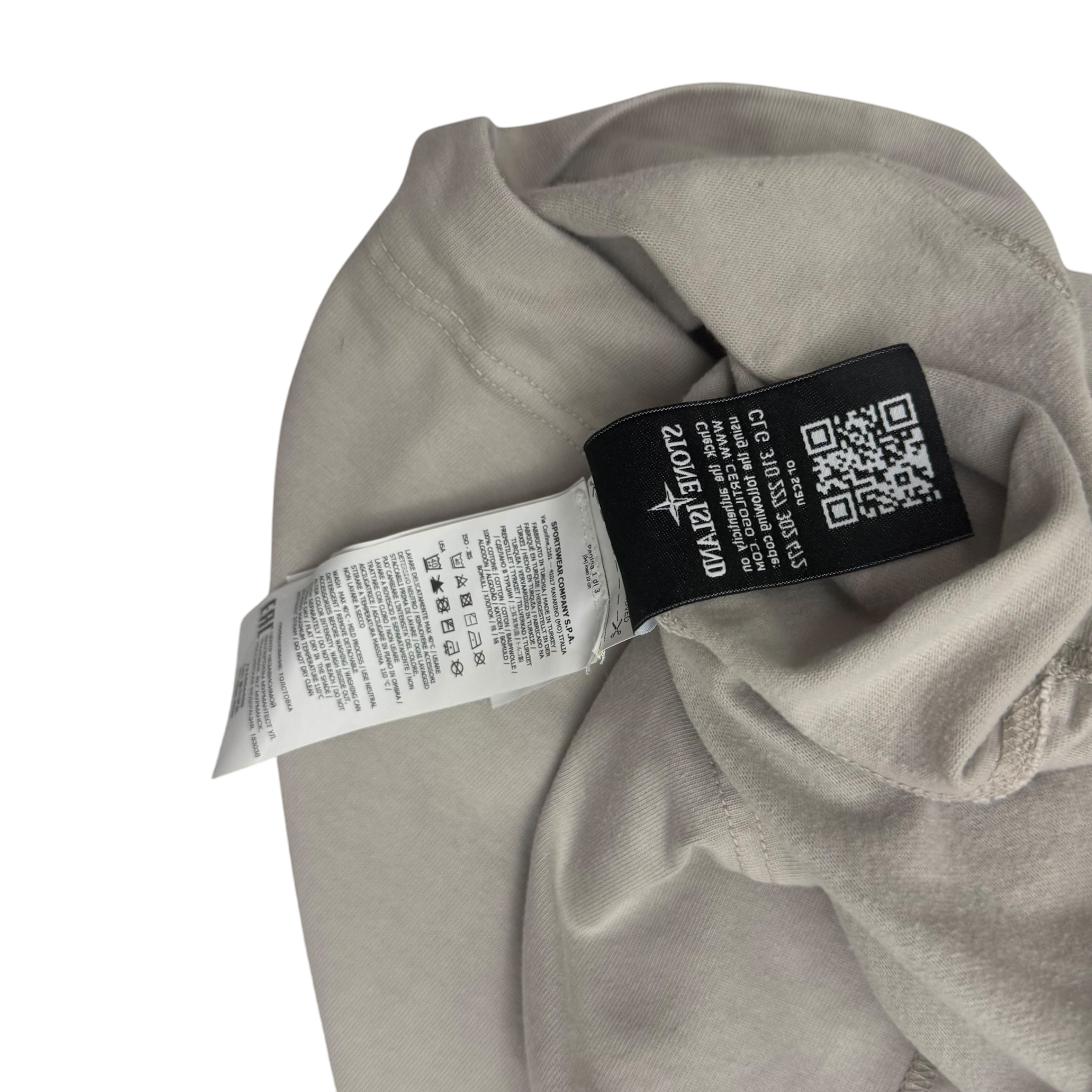 Stone Island Crewneck Sweatshirt Light Grey (Fits M-L) thumbnail 3