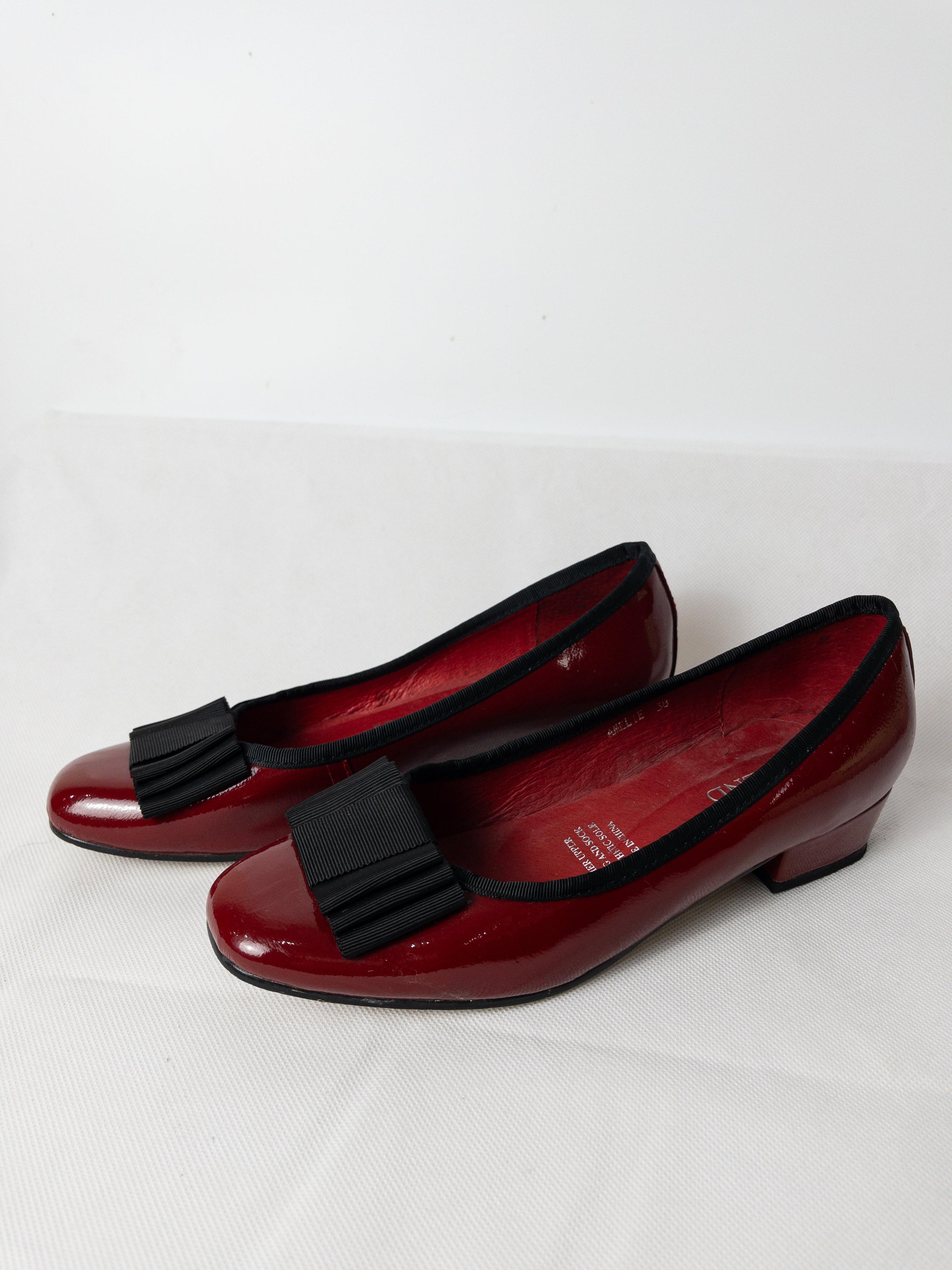 TOP END Red Ballet Flats Size 38
