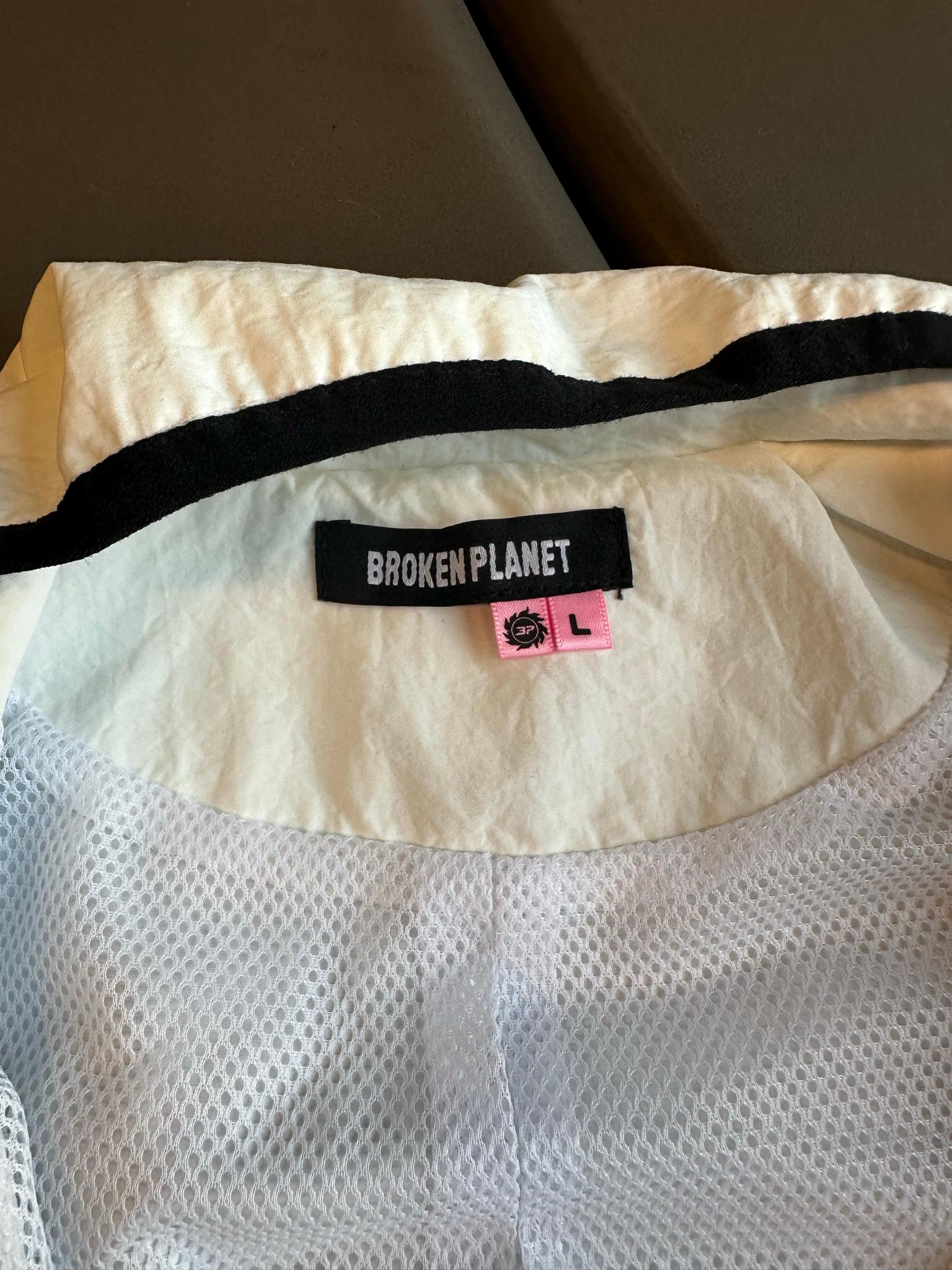 Broken Planet SS23 League Track Jacket Jacket White (Size L) thumbnail 3