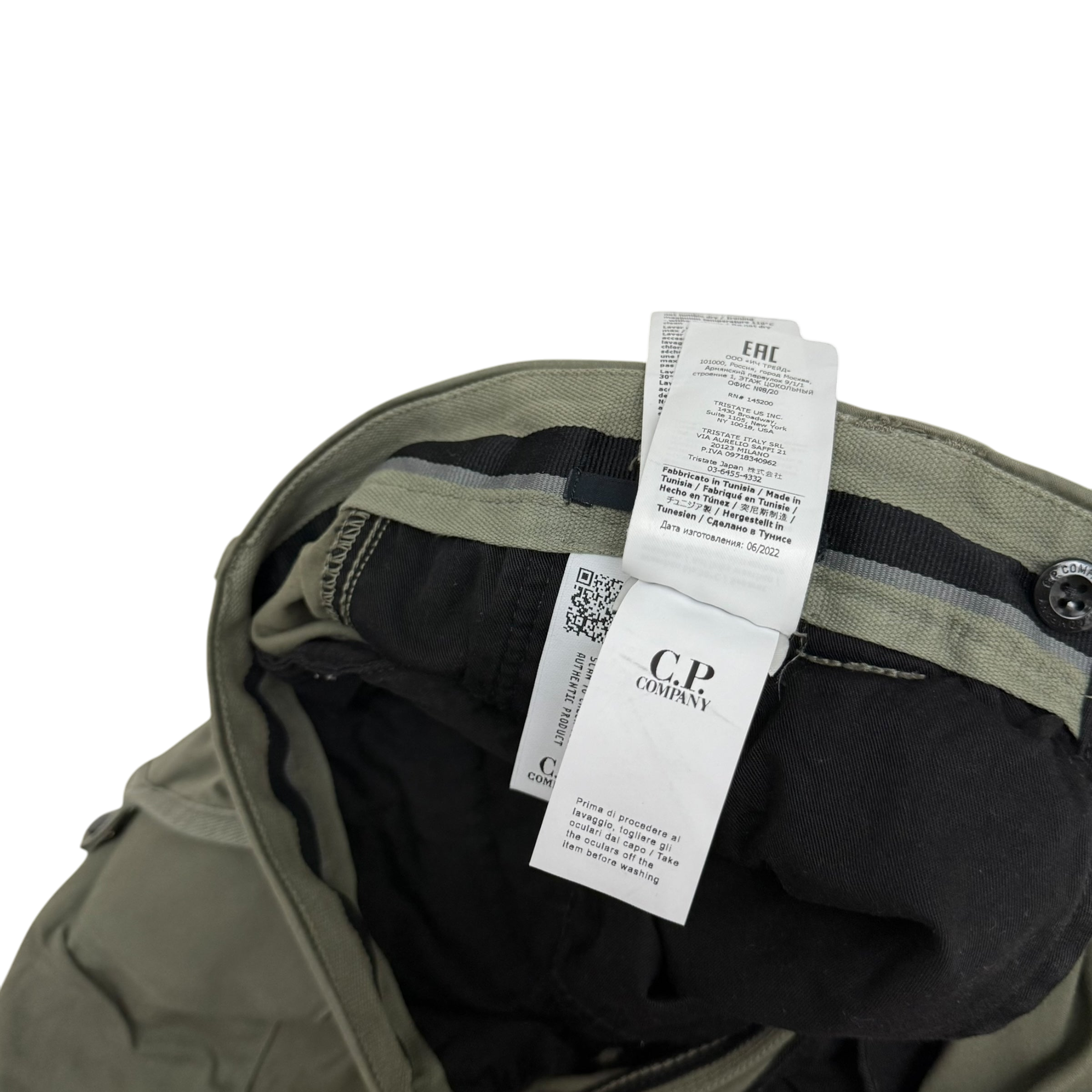 C.P. Company Loose Fit Cargo Trousers Olive Green (Size XL) thumbnail 5