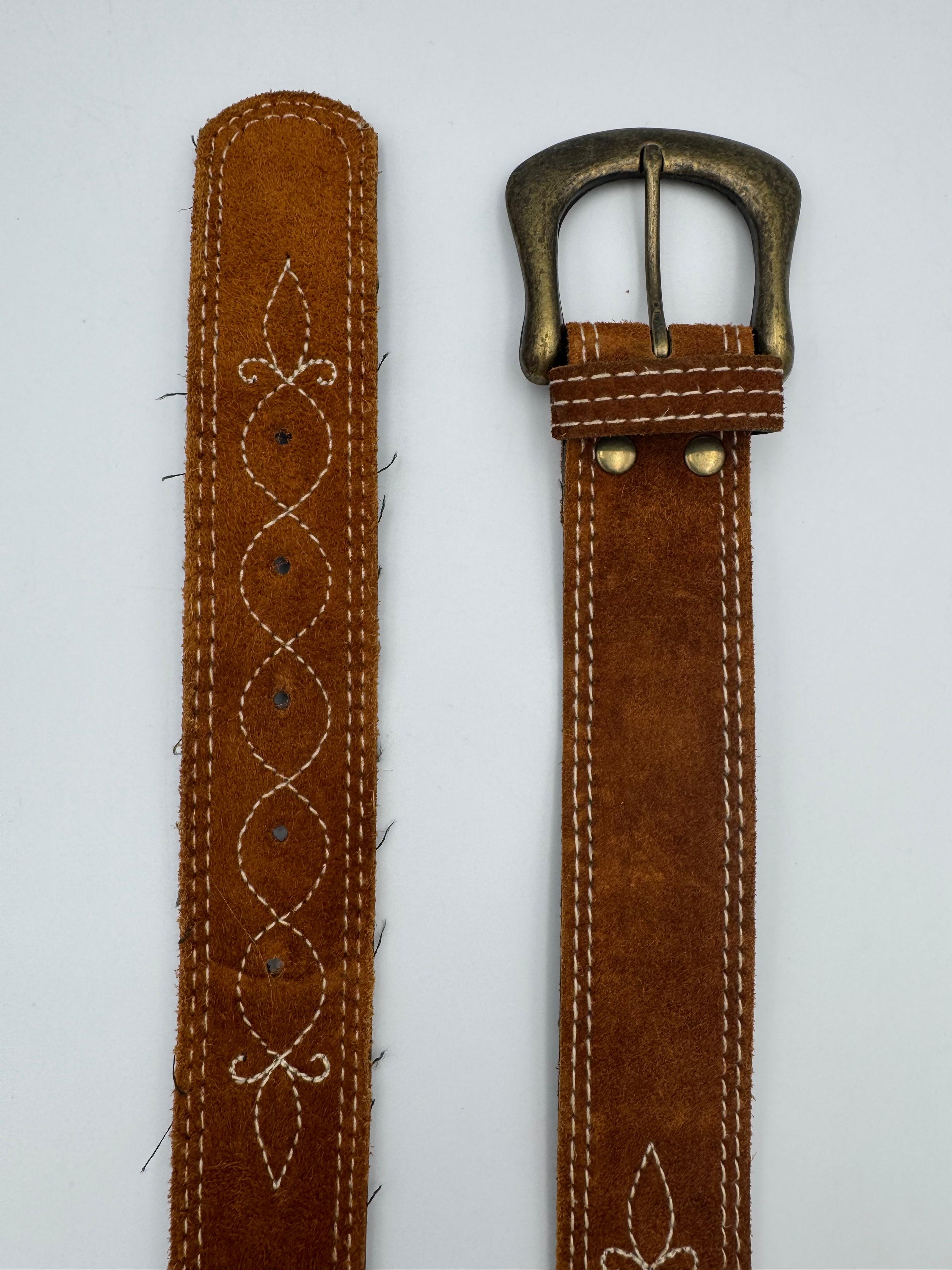 Harris & McCall tan western belt - size L thumbnail 2