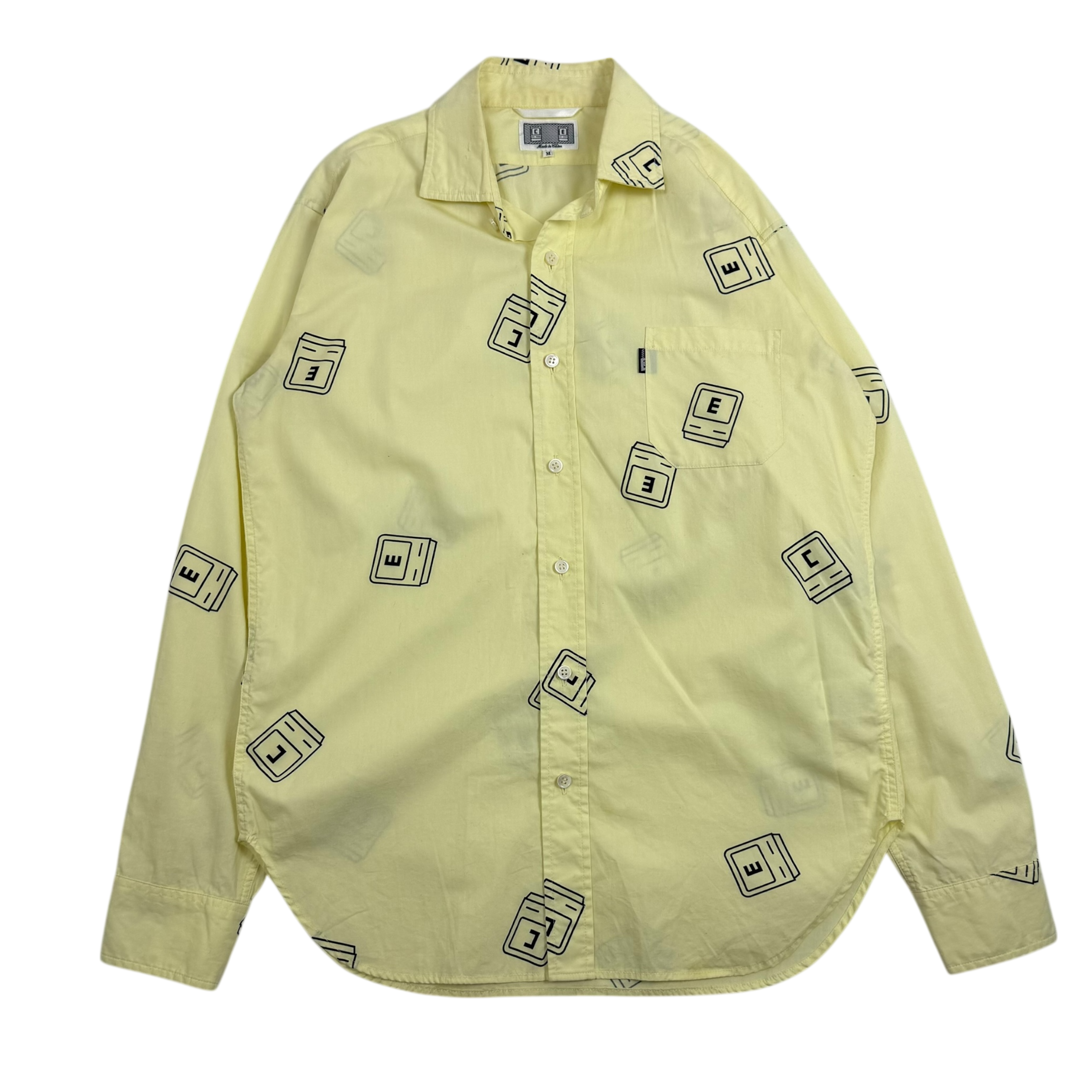 Cav Empt Graphic Block Shirt Yellow (Fits S-M)