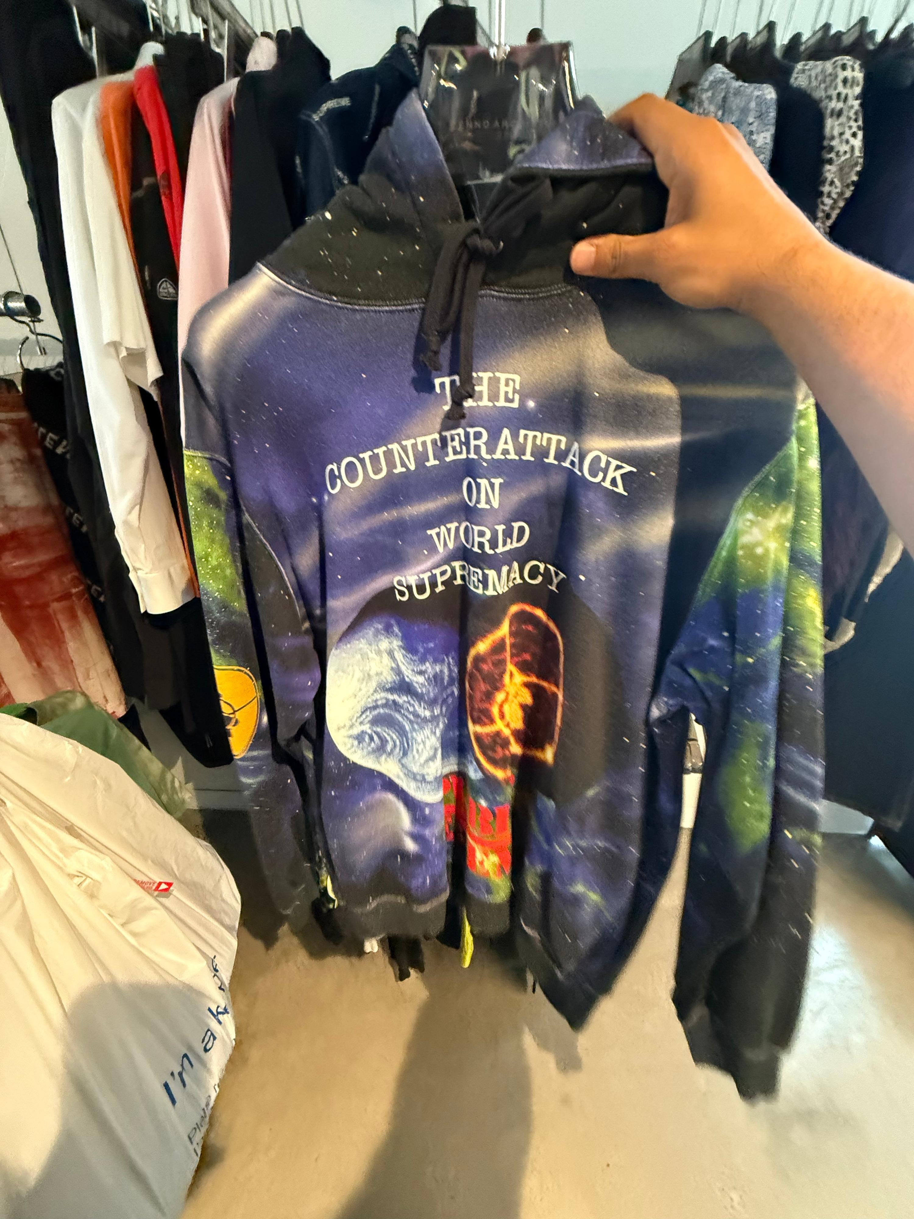 Supreme x Undercover SS18 Public Enemy Hoodie (Size L)