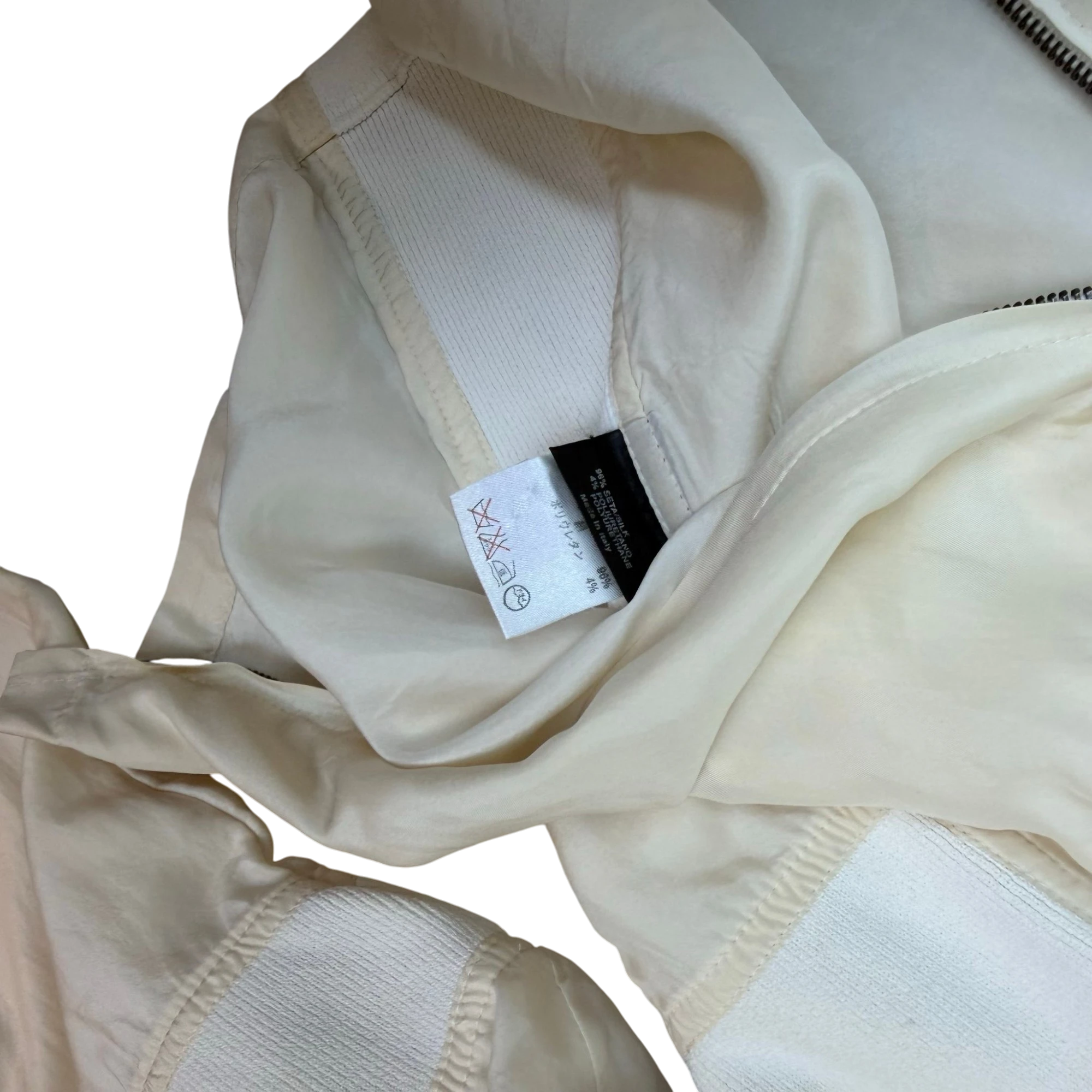 Gucci 90s Silk Jacket Ivory (Size 46/S Mens) thumbnail 5