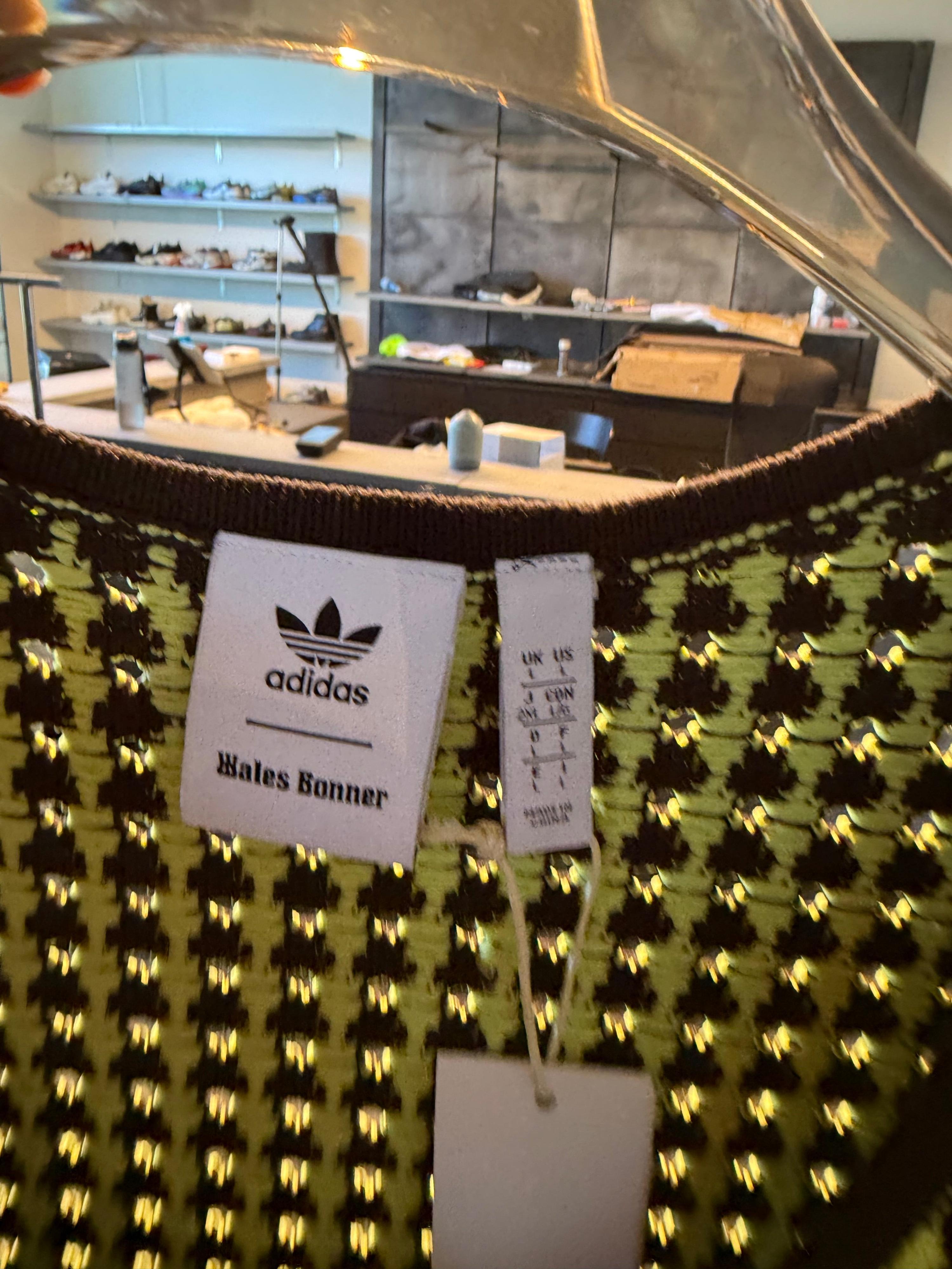Wales Bonner x Adidas SS24 Crochet Tank Top Brown/Green (Size L)