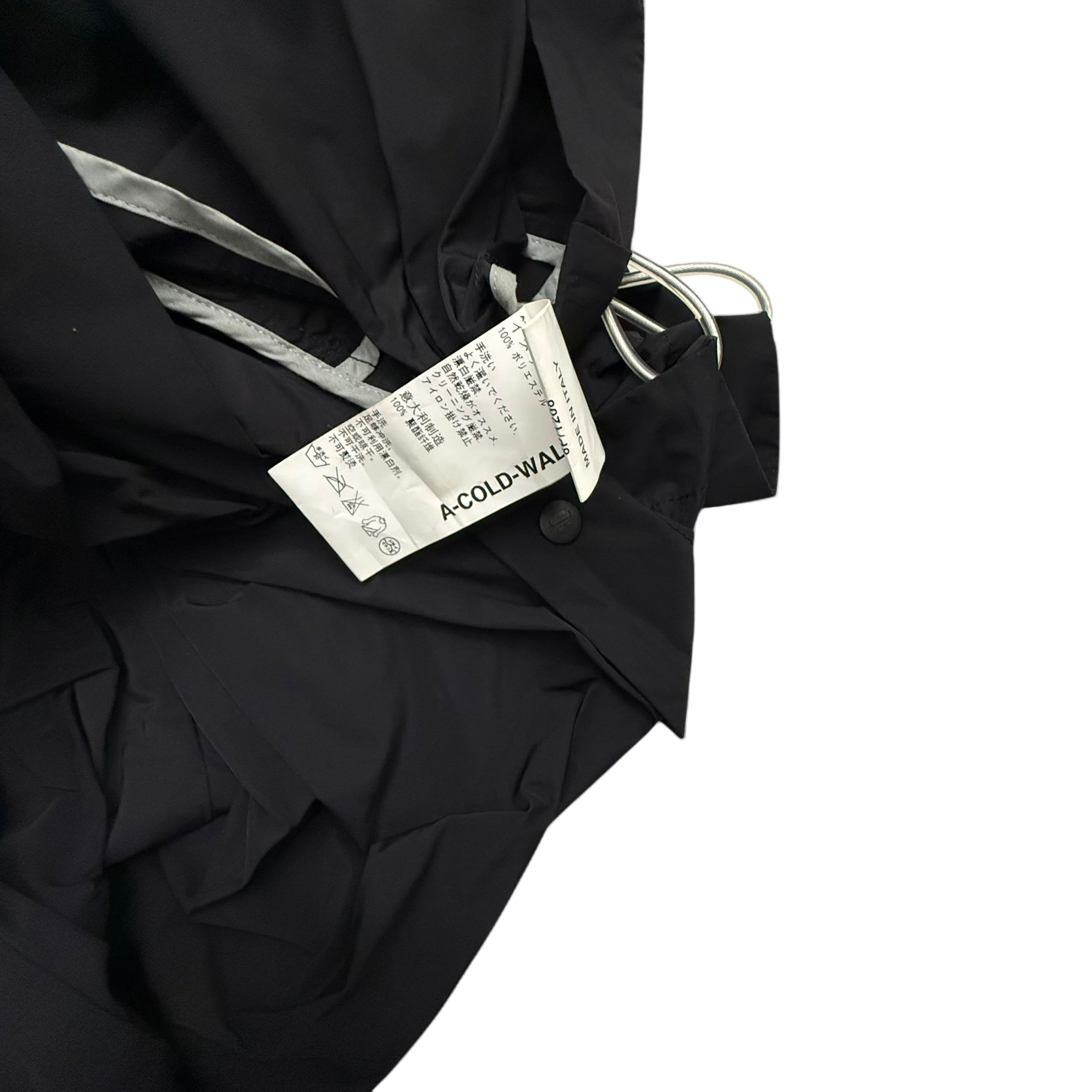 A-COLD-WALL* (ACW) Asymmetrical Nylon Chain Turncoat (Fits S-XL) thumbnail 12