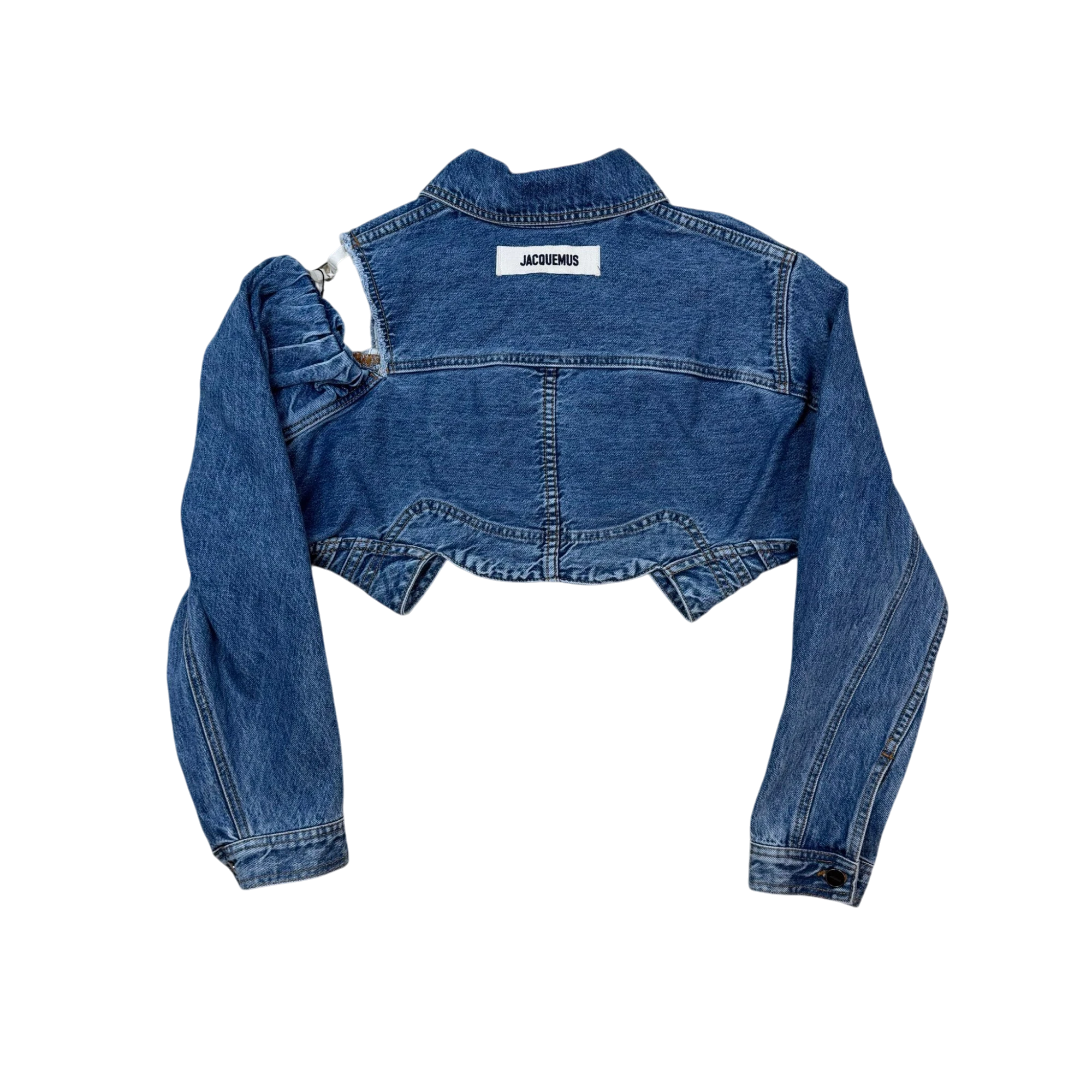 Jacquemus La Chemise De Nîmes Linon Denim Jacket Blue (Size 34) thumbnail 3