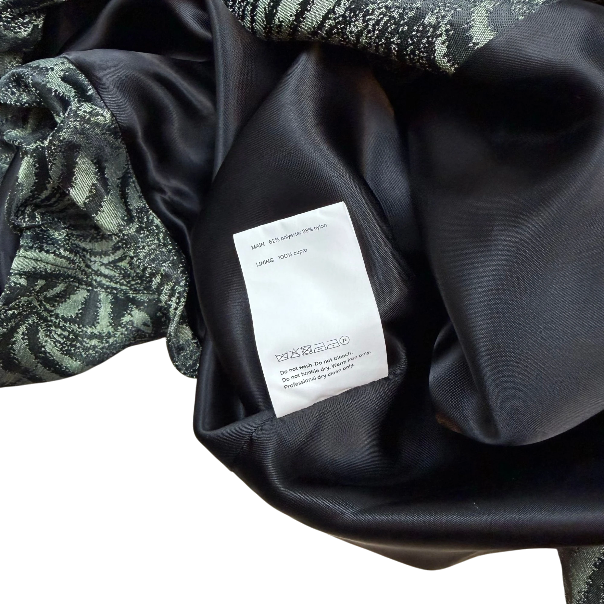 Song For The Mute 23.1 Jacquard Jacket Green (Fits L-XL) thumbnail 5