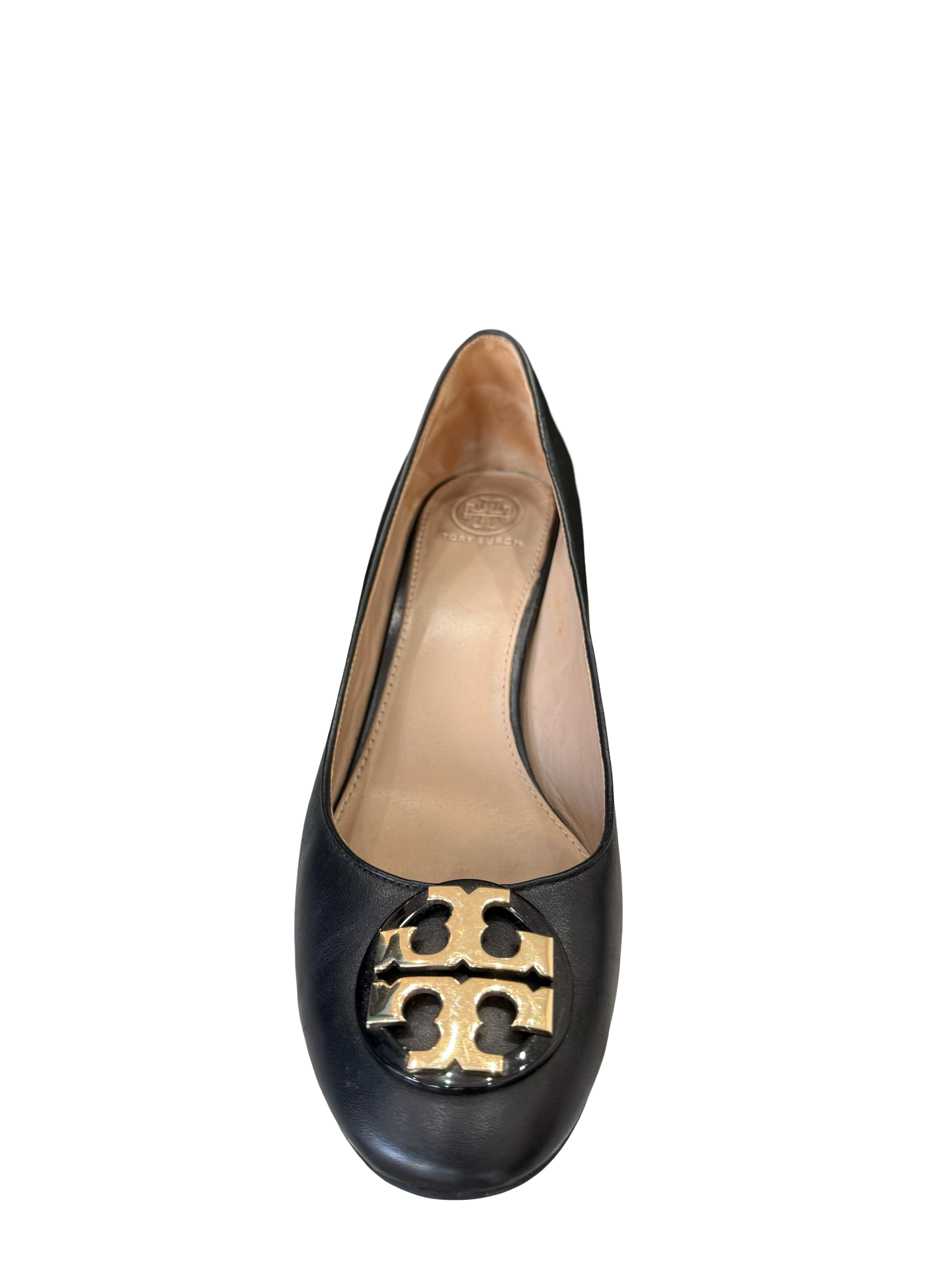 Tory Burch Black Leather Pump 9 thumbnail 2