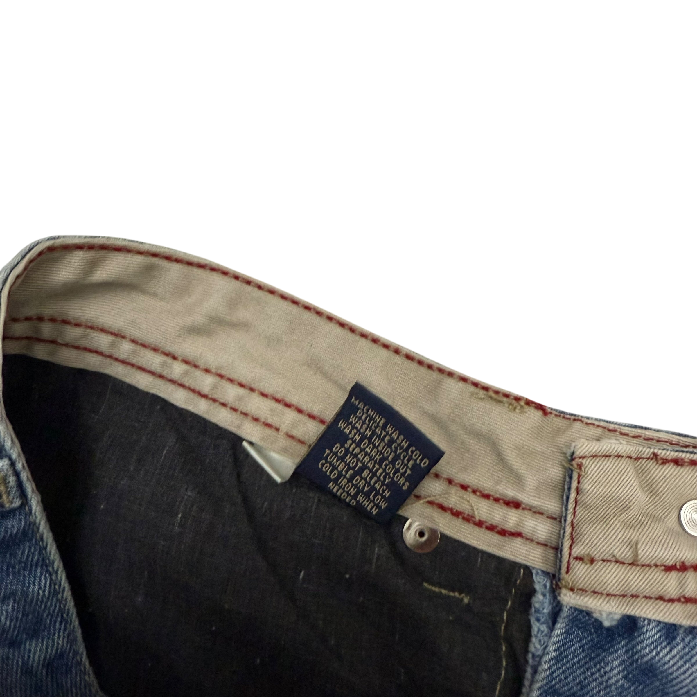 Marithé François Girbaud 2000s Straight Leg Koi Fish Print Jeans (Fits 33”) thumbnail 8