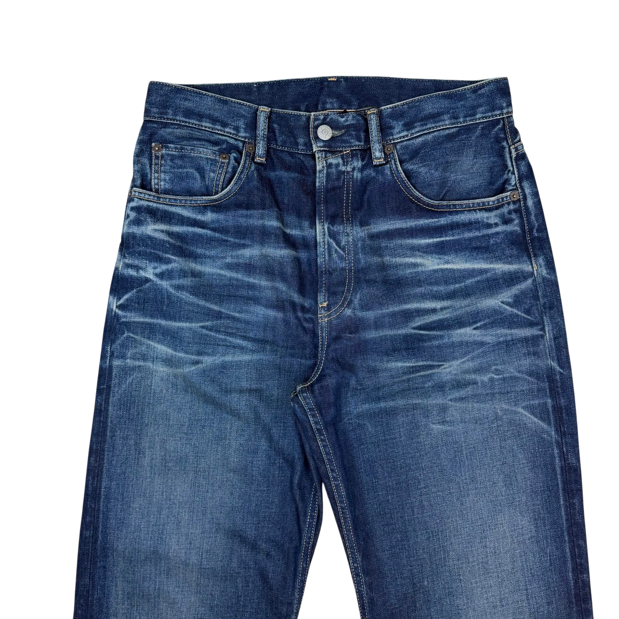Acne Studios Whiskered Dark Wash Jeans Blue (Size 30) thumbnail 2