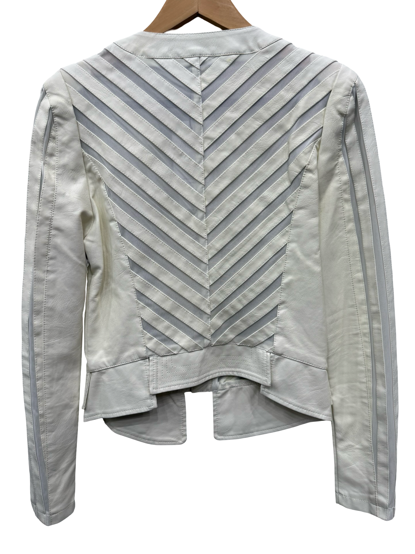 Valiant Cream Leather/Mesh Jacket L thumbnail 2