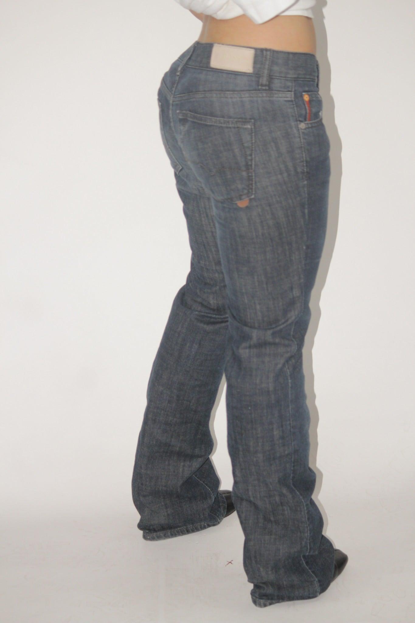 Hugo Boss Dark Wash Bootcut Jeans thumbnail 3