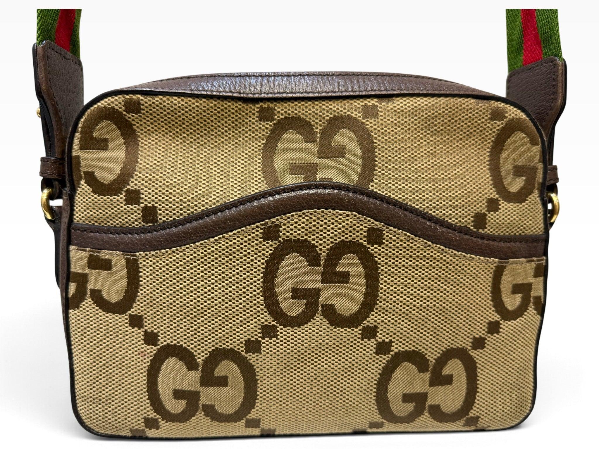 Gucci Monogram Brown Leather Bag thumbnail 4