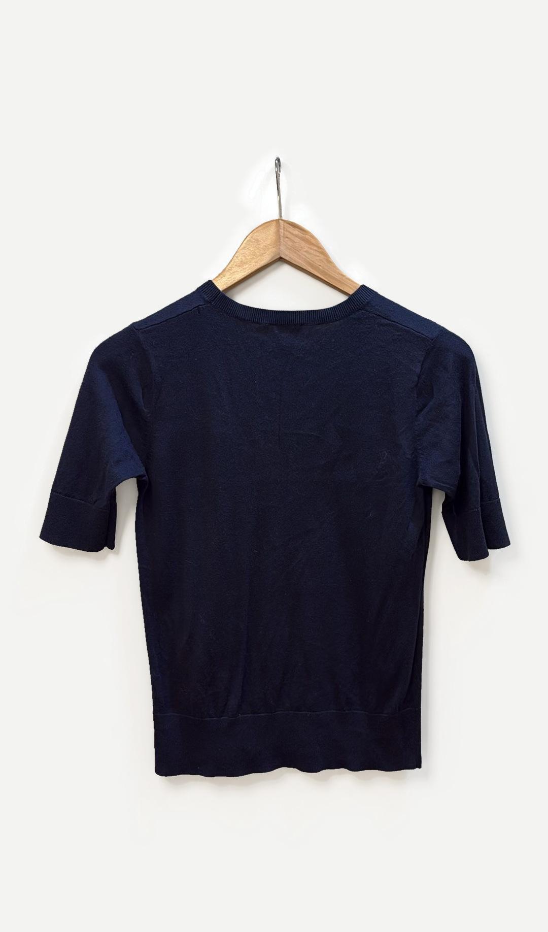 Marcs Navy Fruit Knit T-Shirt M thumbnail 2