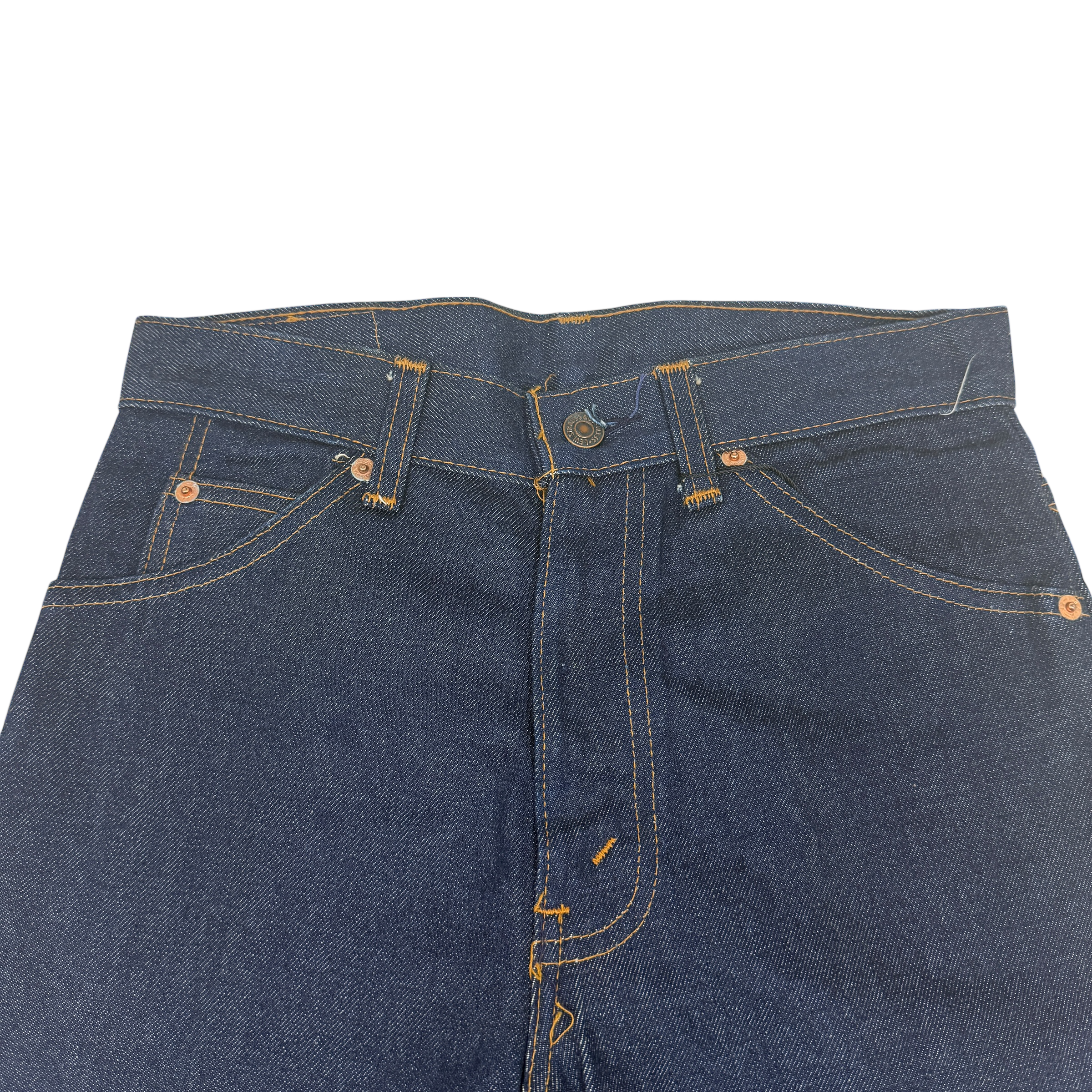 Levi’s 1970s Orange Tab Flared Jeans Indigo (Made in N.Z.) (Size 28”) thumbnail 2