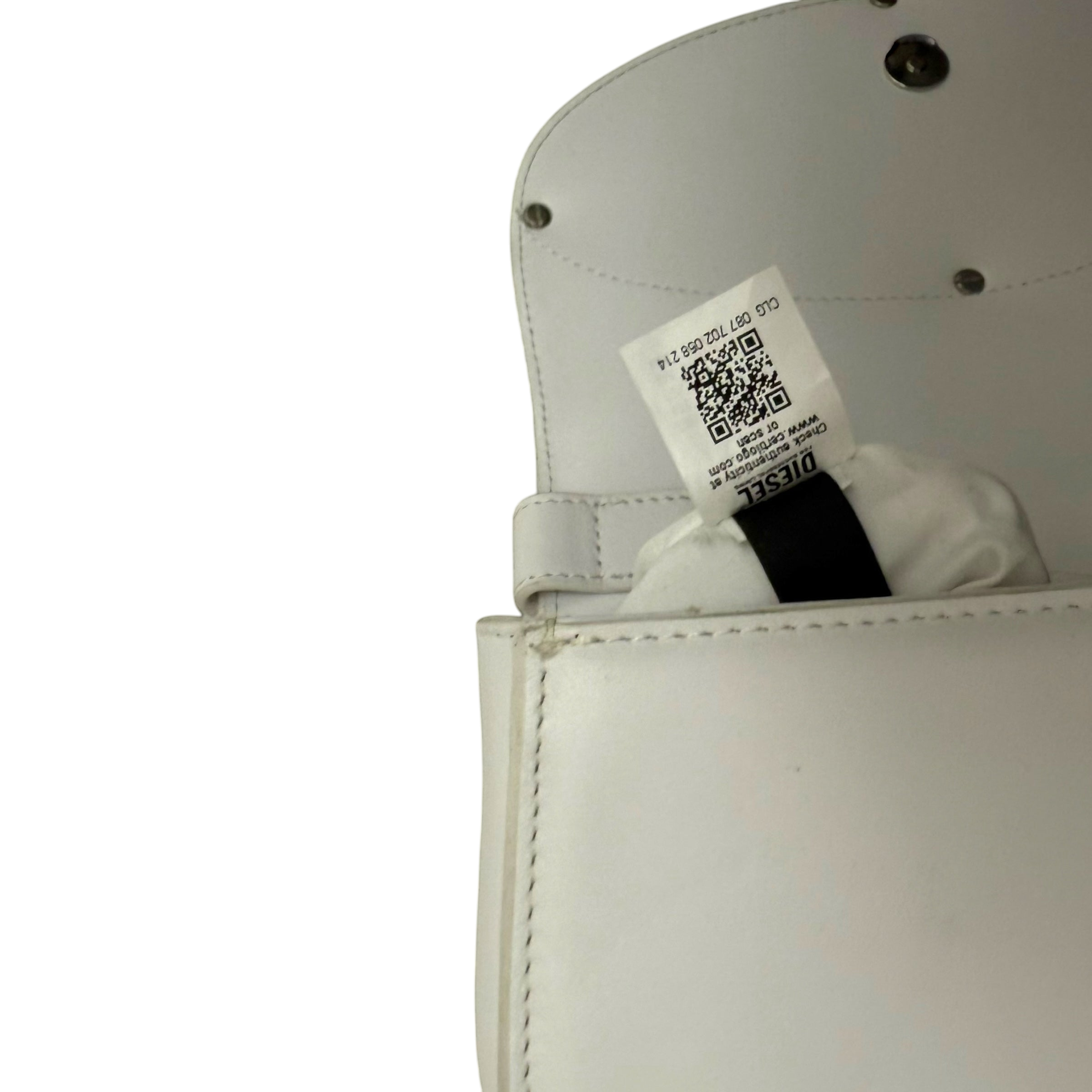 Diesel 1DR Womens Shoulder Bag White thumbnail 8