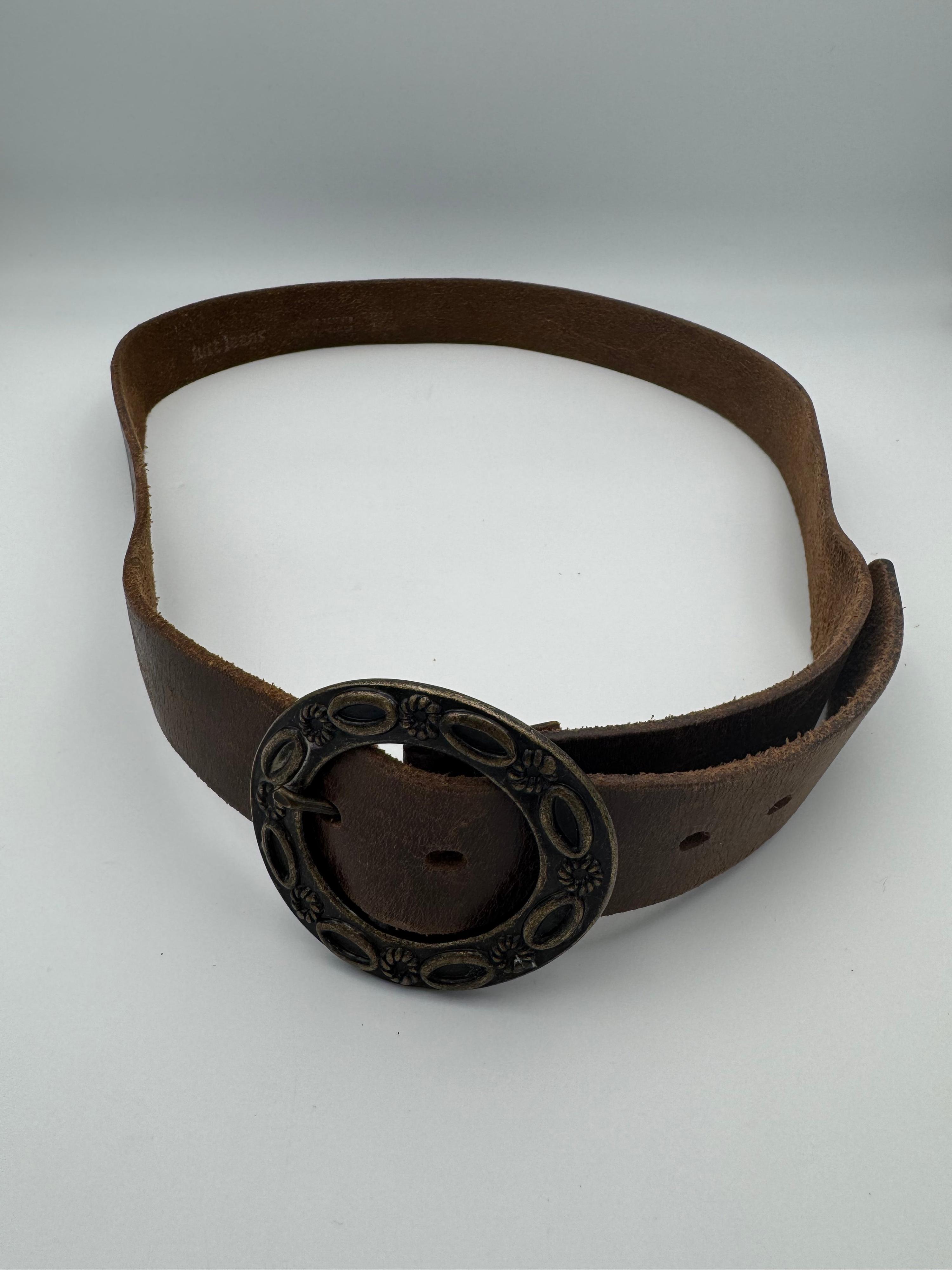 Just Jeans brown leather belt - size L thumbnail 3