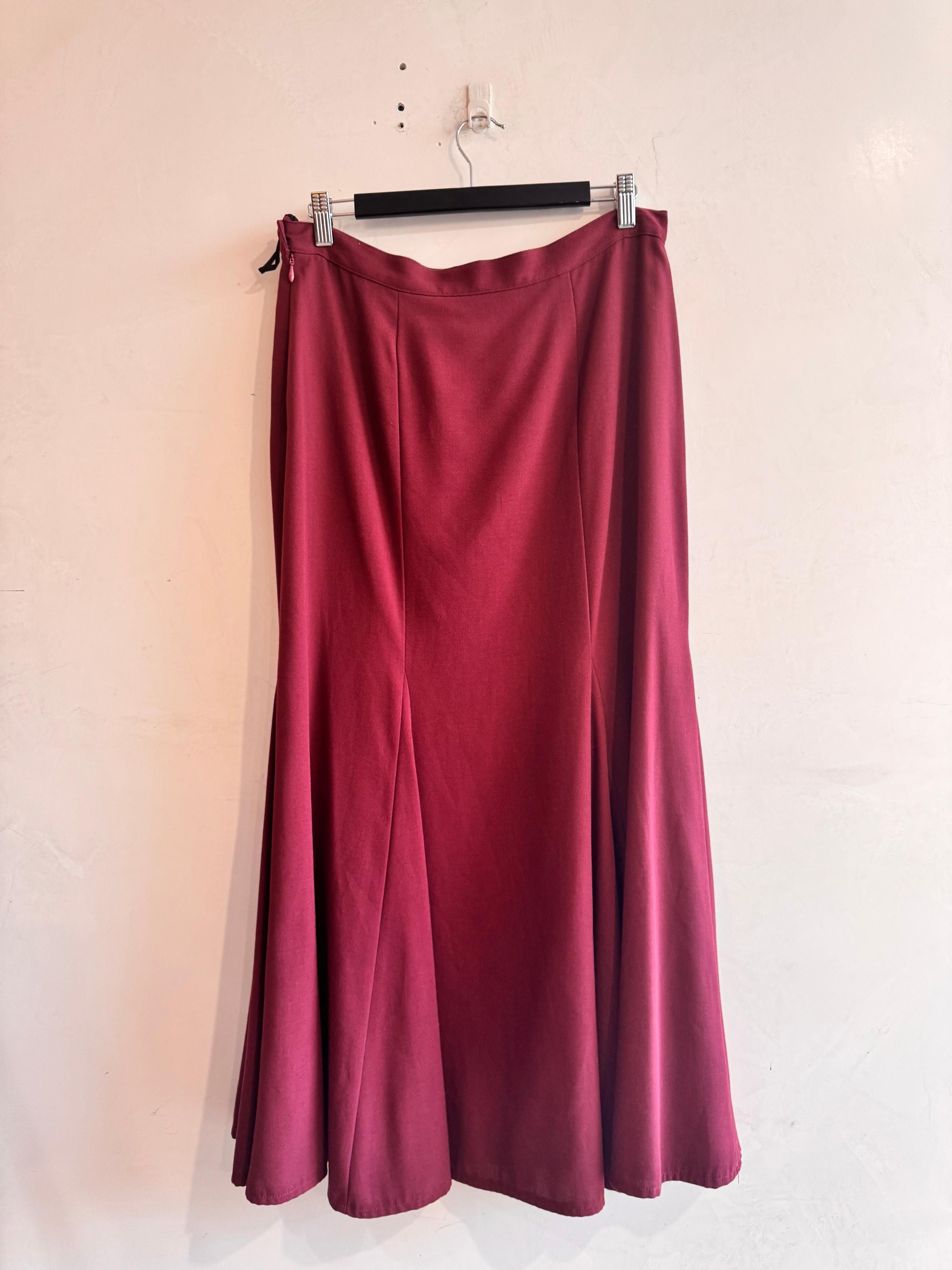 Chelsea Design Red Maxi Skirt - size 16 thumbnail 2