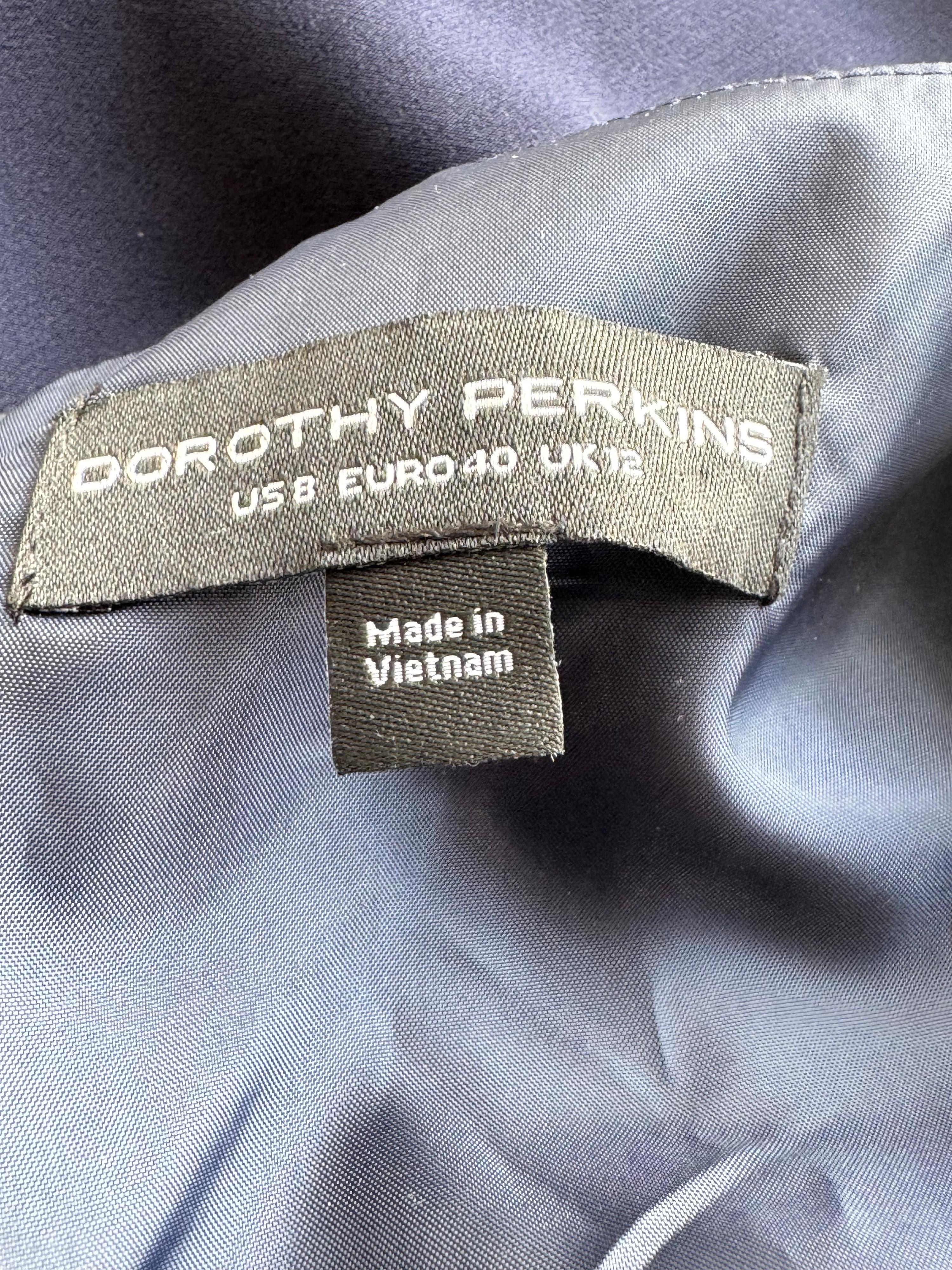 Dorothy Perkins navy dress - size 13 thumbnail 10