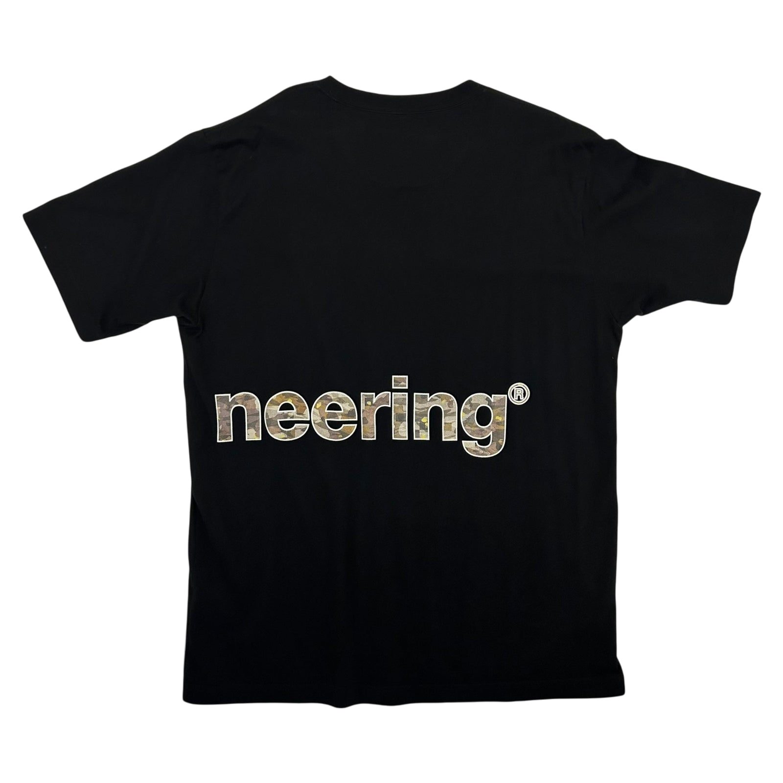 White Mountaineering Spell Out T-Shirt Black/Camo (Fits M-L) thumbnail 3
