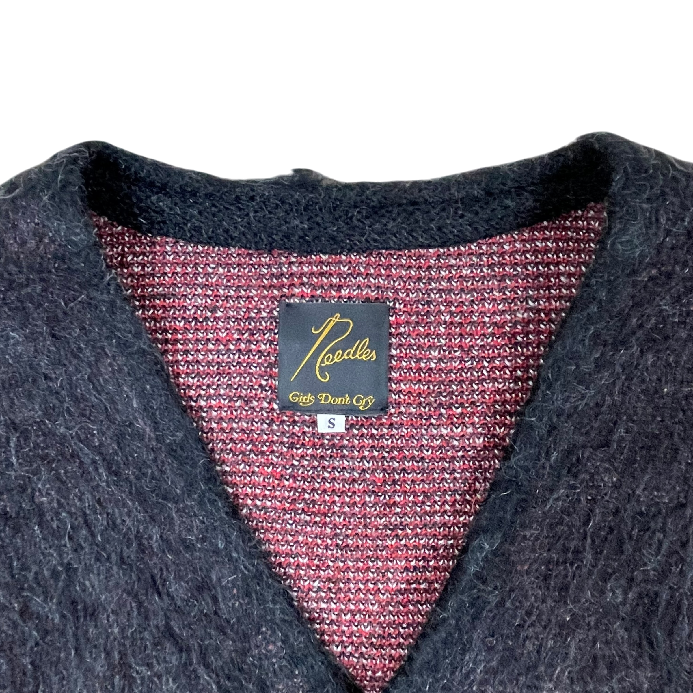 Needles x Girls Don’t Cry Mohair Cardigan Brown (Size S) thumbnail 2