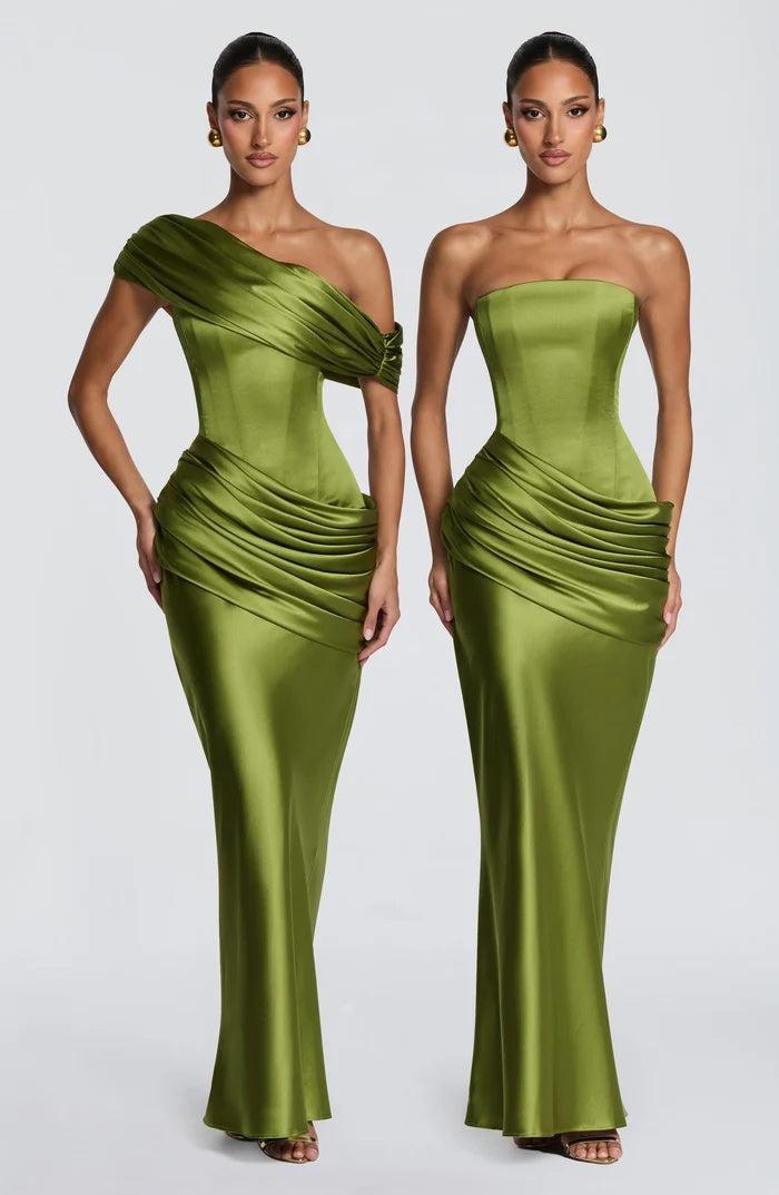 Baby Boo Olive Maxi Dress S