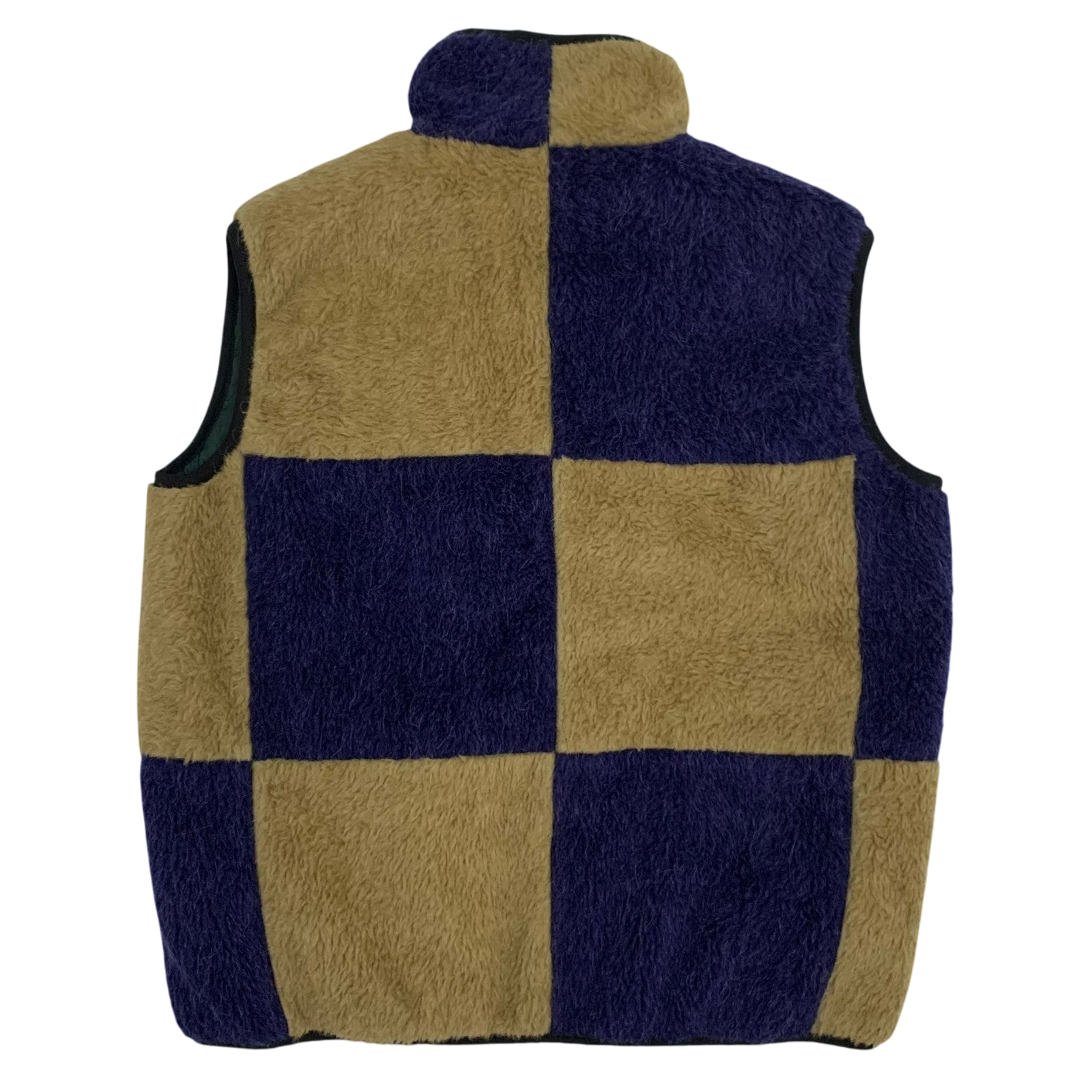 Kapital Reversible Wool Boa Fleece Colour Block Vest (Size S) thumbnail 3