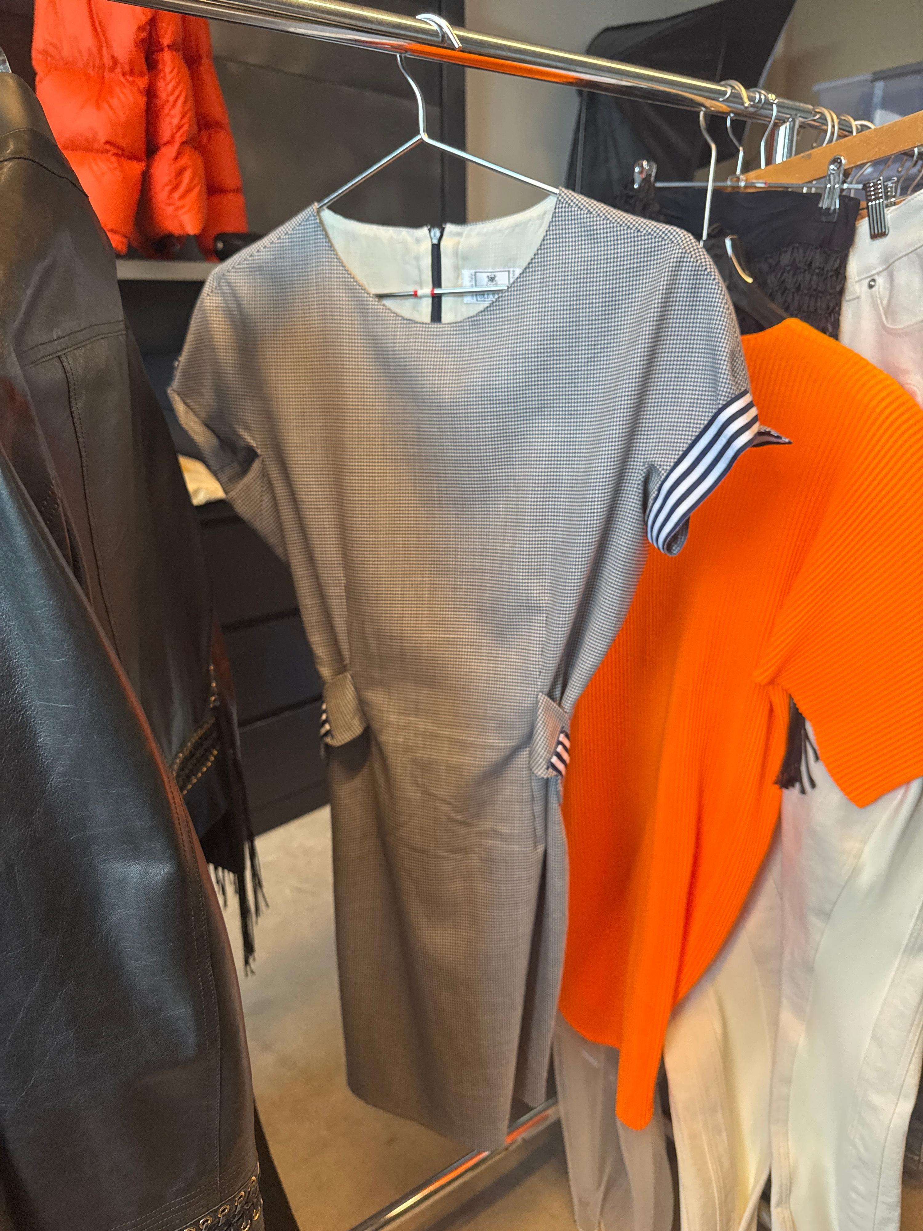 Oliver by Valentino Houndstooth Mini Dress (Size 42)