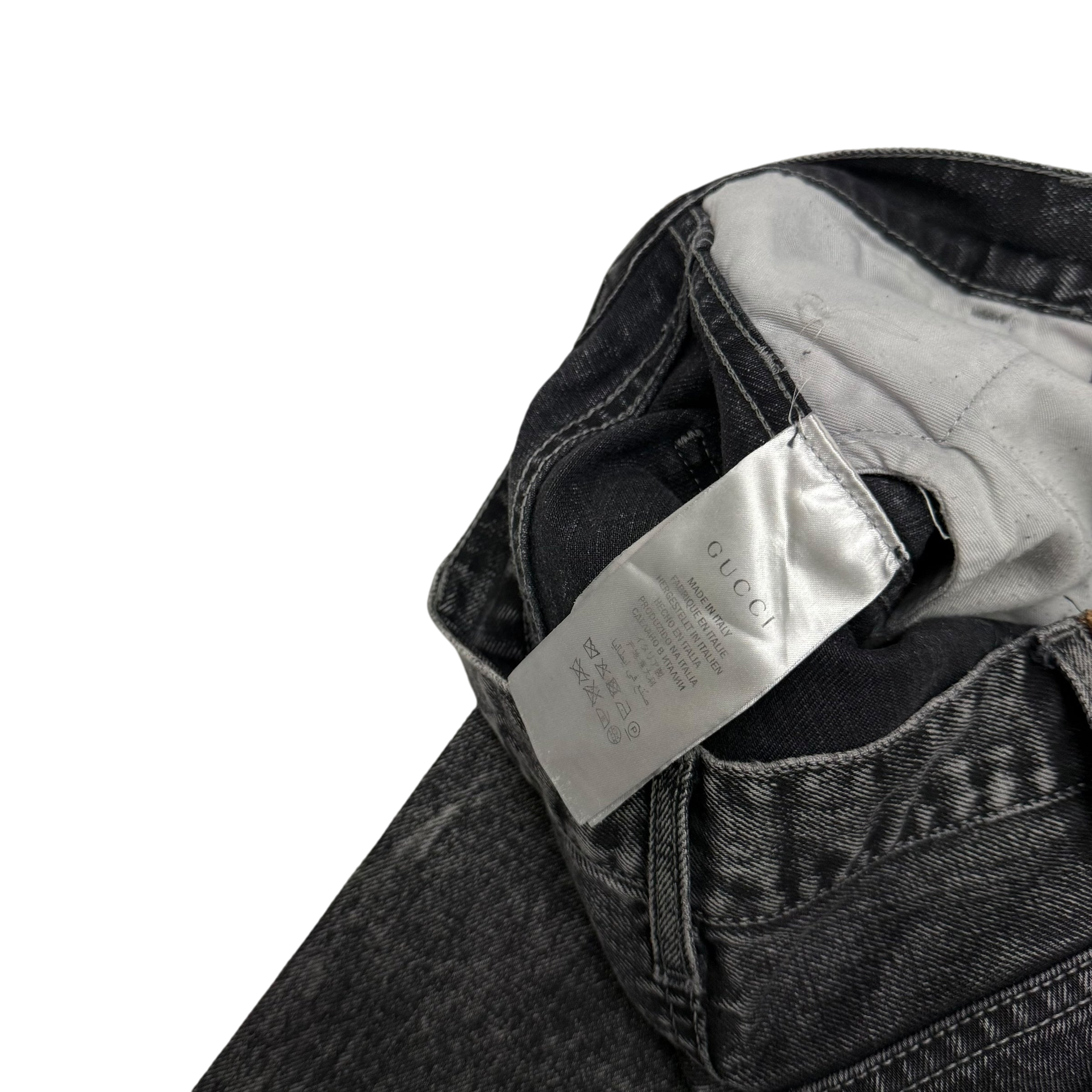 Gucci Washed Black Slim Fit Jeans (Size 32”) thumbnail 6