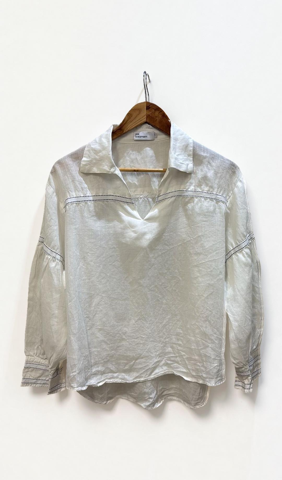 Zoe Kratzmann White Long Sleeve Shirt 1