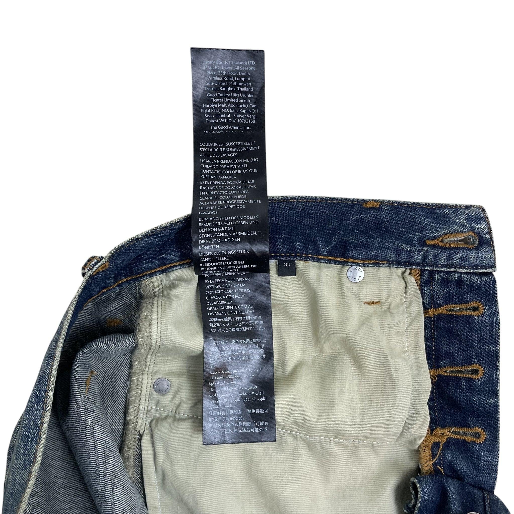 Gucci AW25 Horsebit Jeans Washed Blue (Size 30”) thumbnail 9