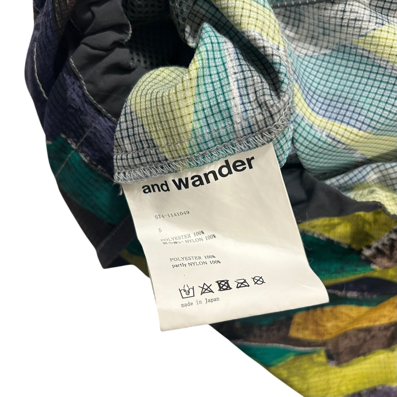 And Wander Printed Vent Hooded Jacket (Fits L/XL) thumbnail 3