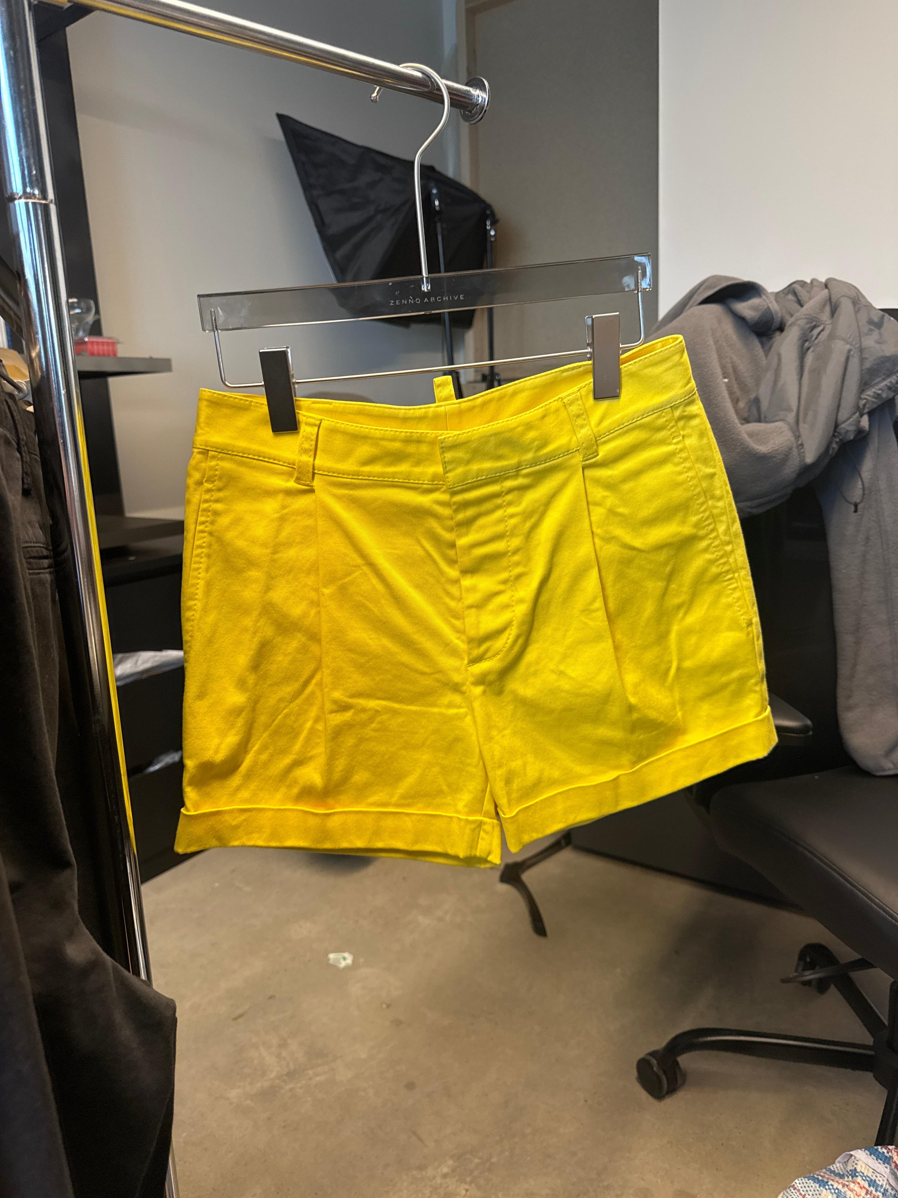 Dsquared2 Cotton Shorts Yellow (Size 40)