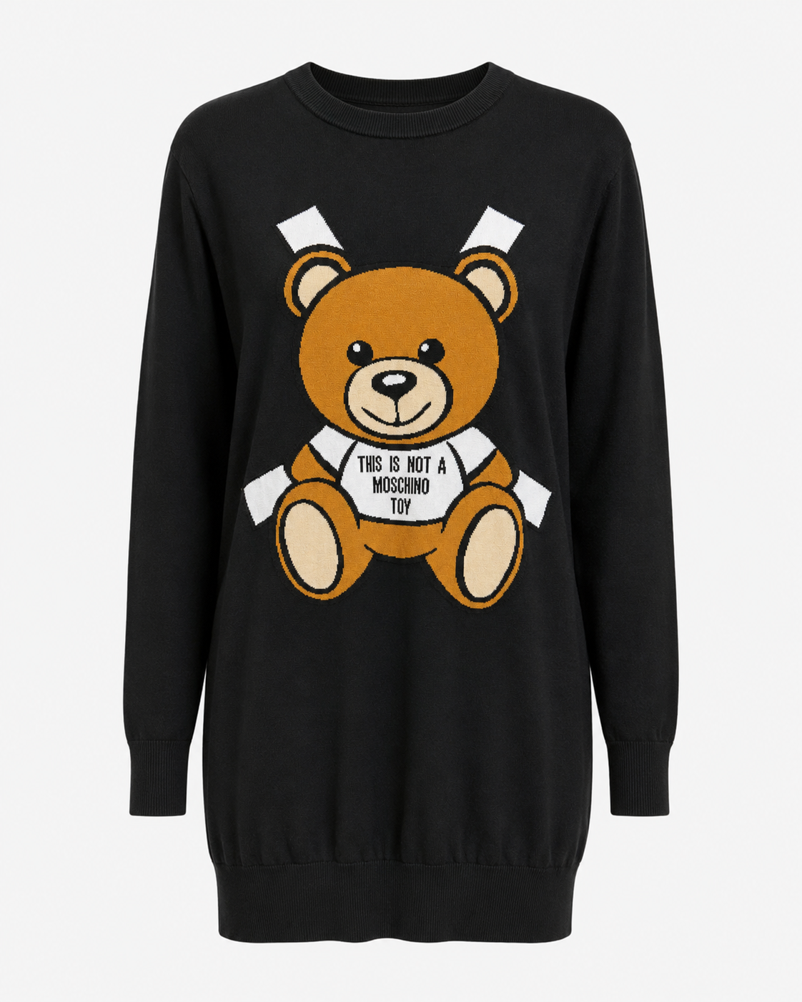 Moschino Black Teddy Bear Top S/M