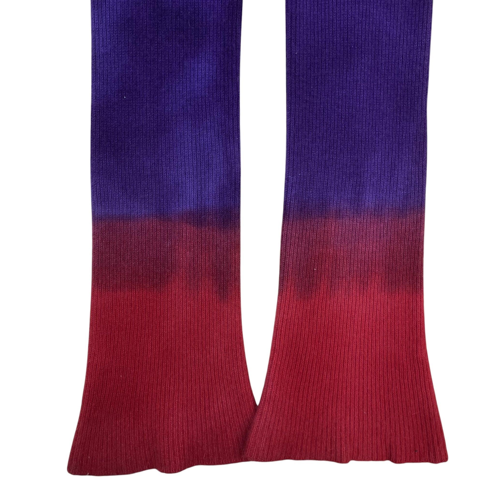 The Elder Statesman Cashmere Pants Ombré Purple/Red (Size S) thumbnail 2