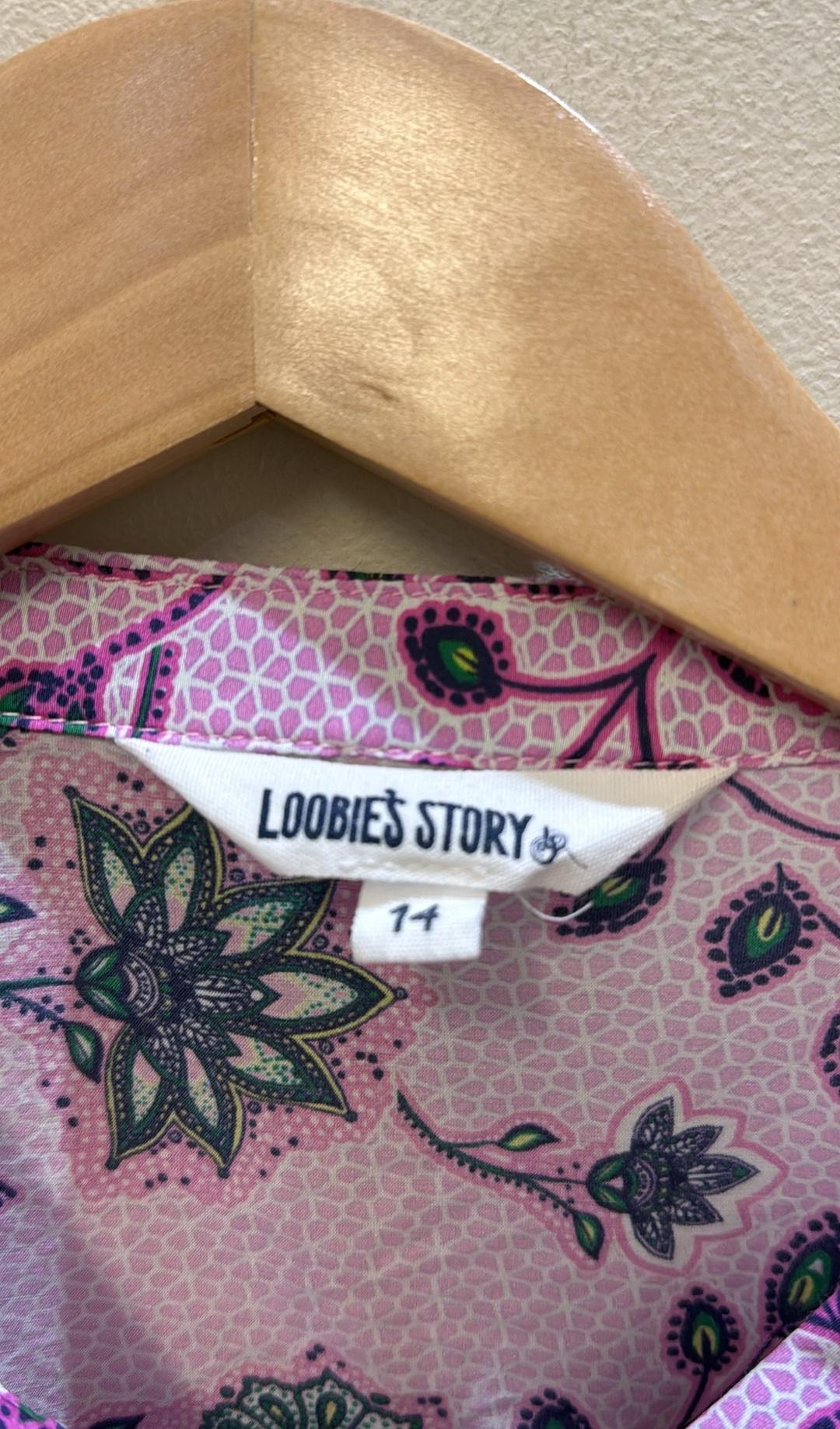 Loobie's Story Purple Patterned Blouse 14 thumbnail 2