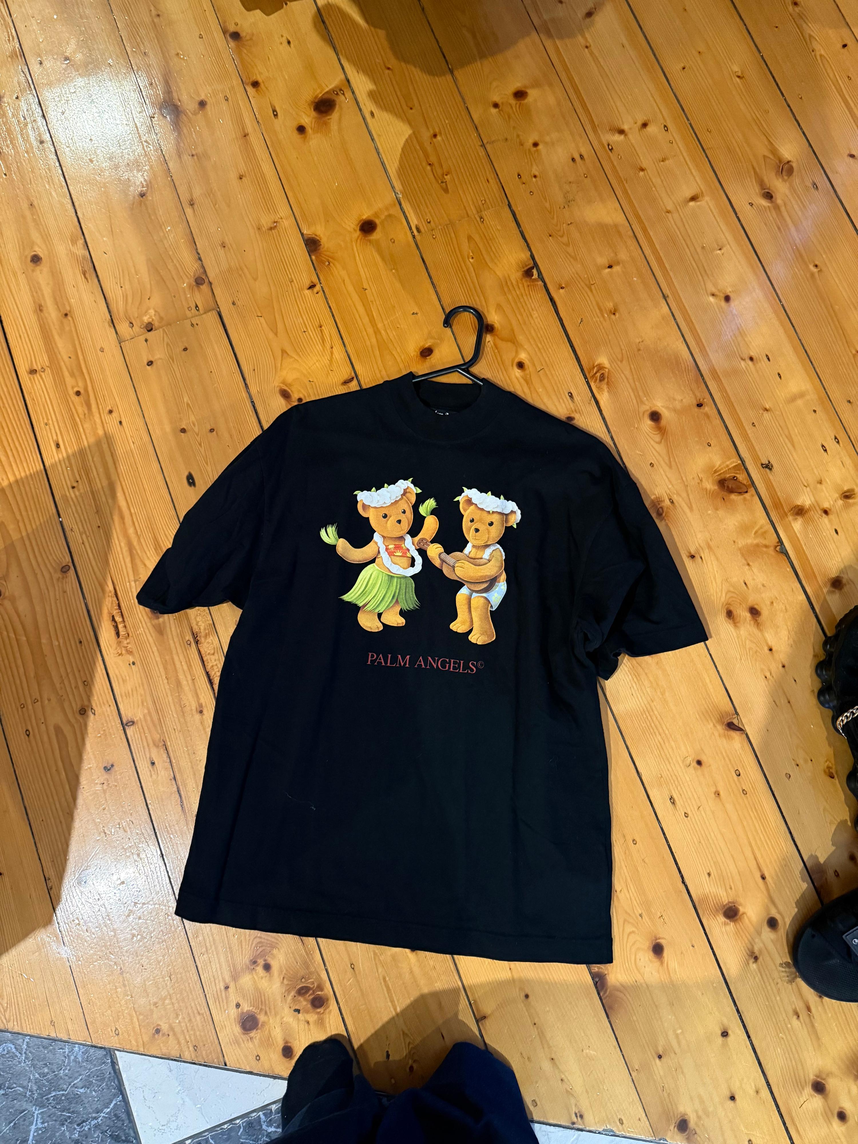 Palm Angels Dancing Bears Oversized T-shirt Black (Fits L-XL)