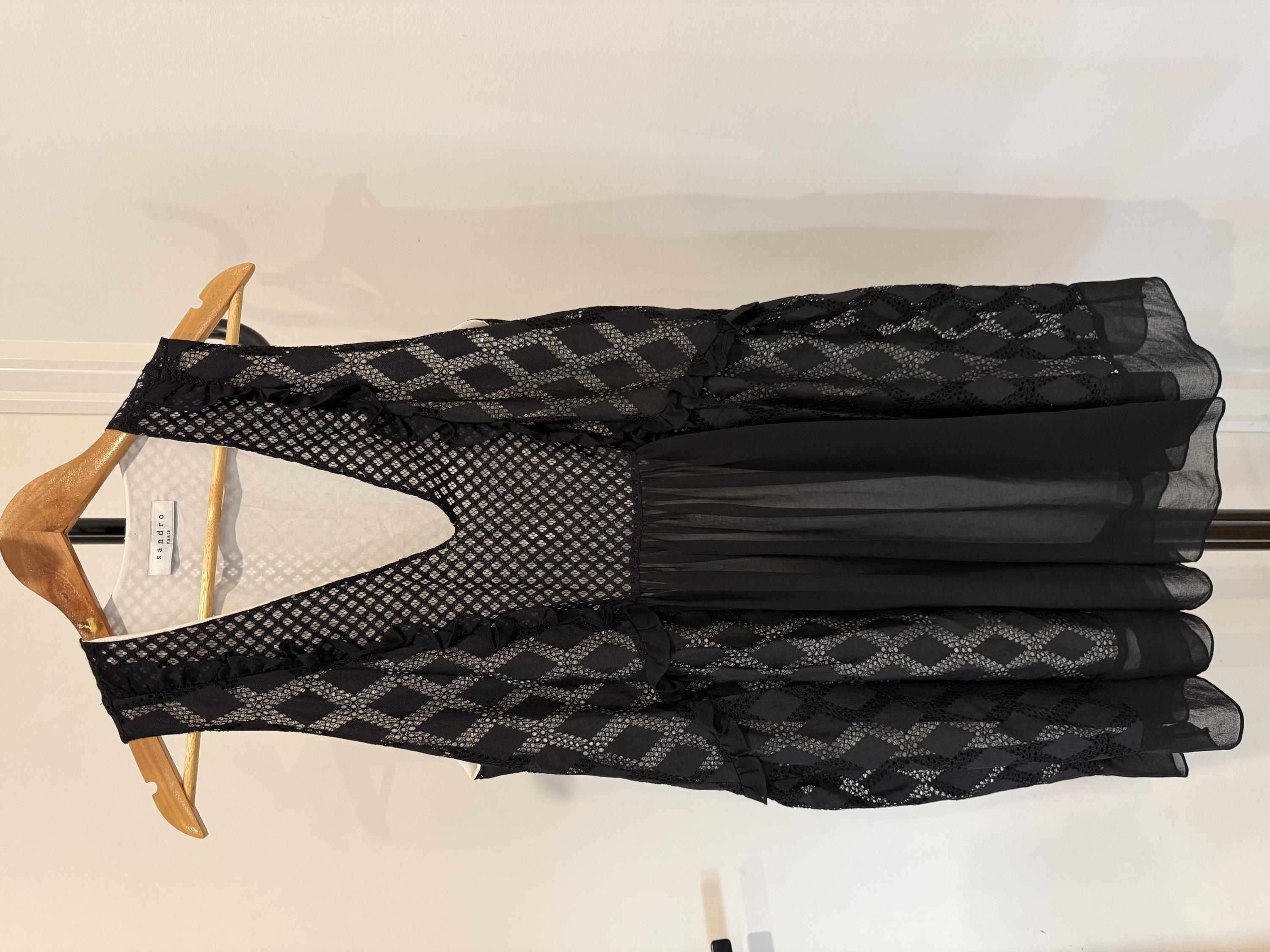Sandro Paris Black Dress 3