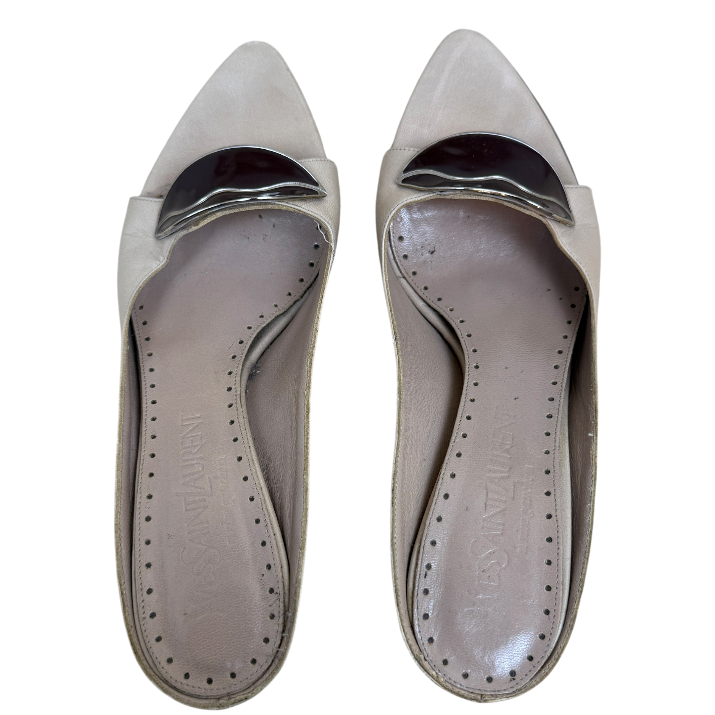 Saint Laurent Tom Ford Era SS2003 Rive Gauche Sandals Taupe (Size EU37) thumbnail 6
