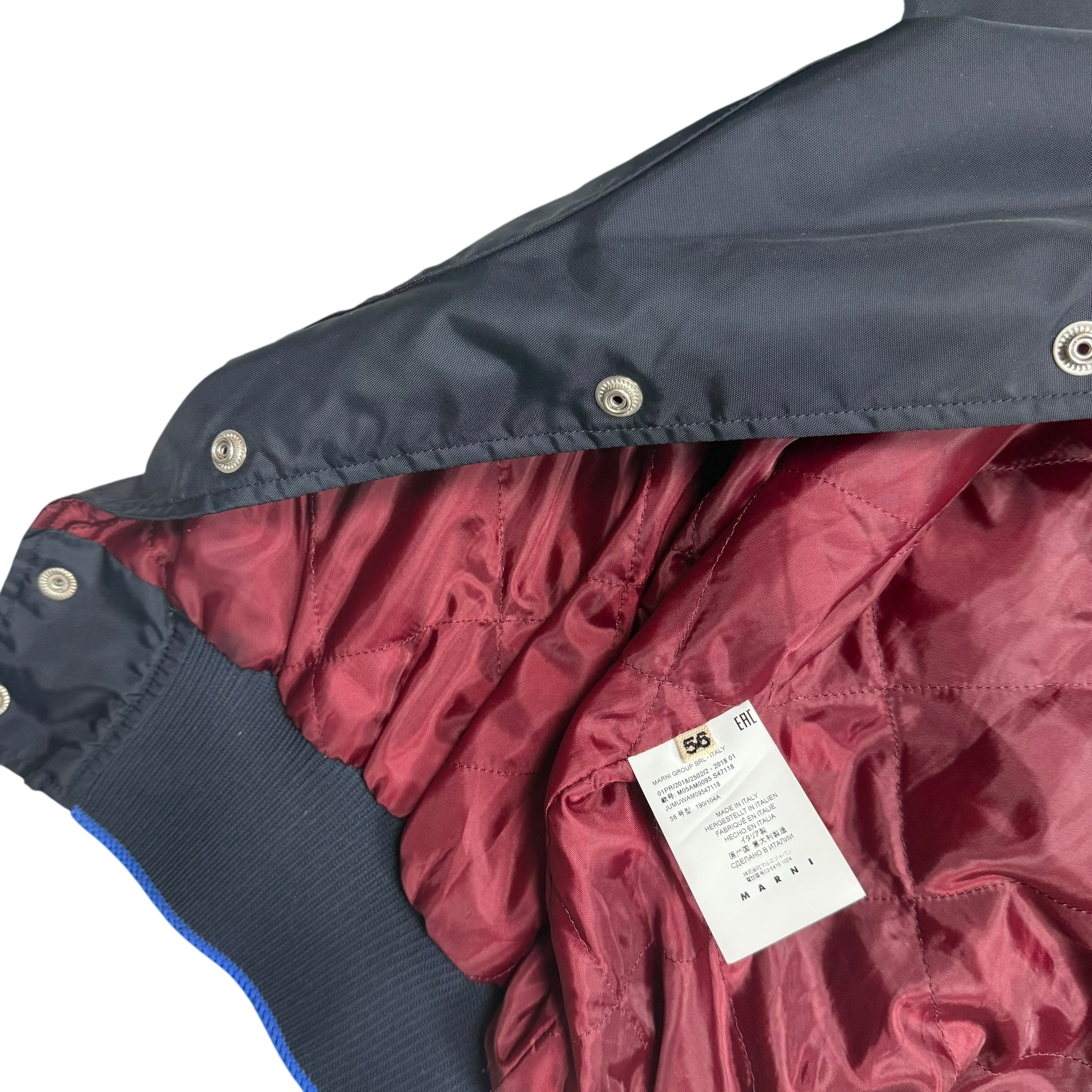 Marni Oversized Nylon Jacket Navy (Fits XL–XXL) thumbnail 5