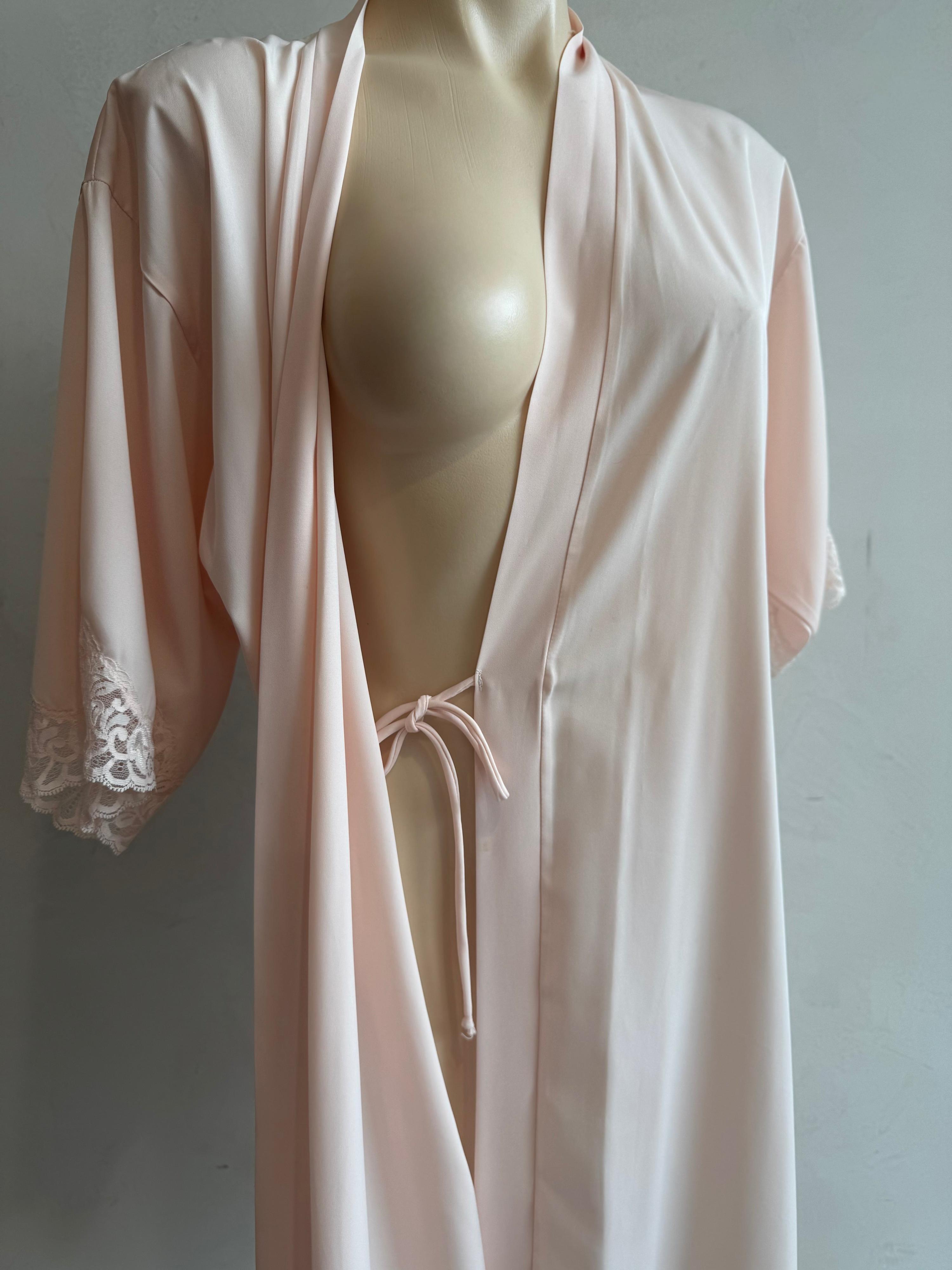 Vintage Diamond Cut Peach Robe thumbnail 6
