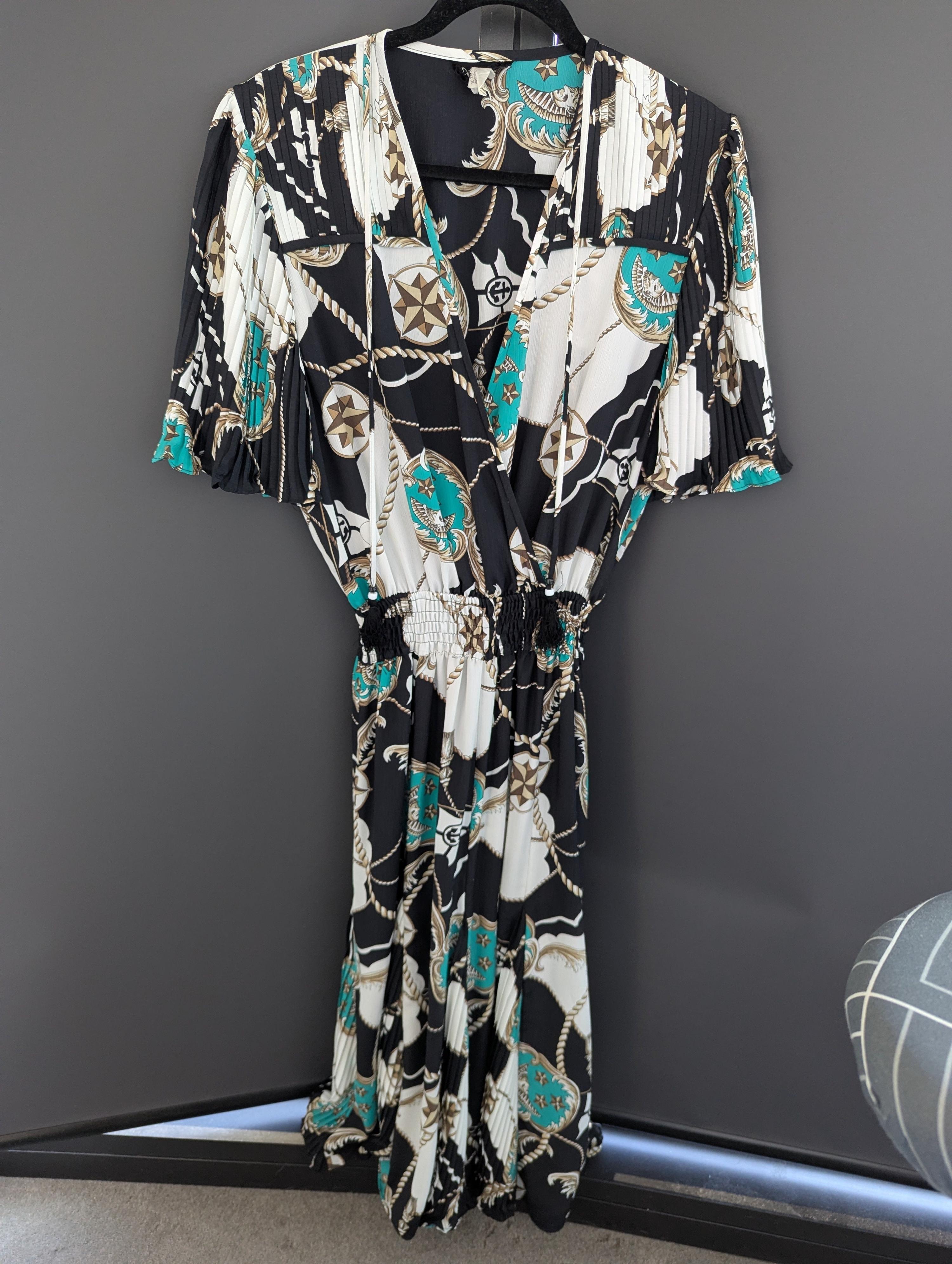 Diane Freis Nautical Print Dress 14